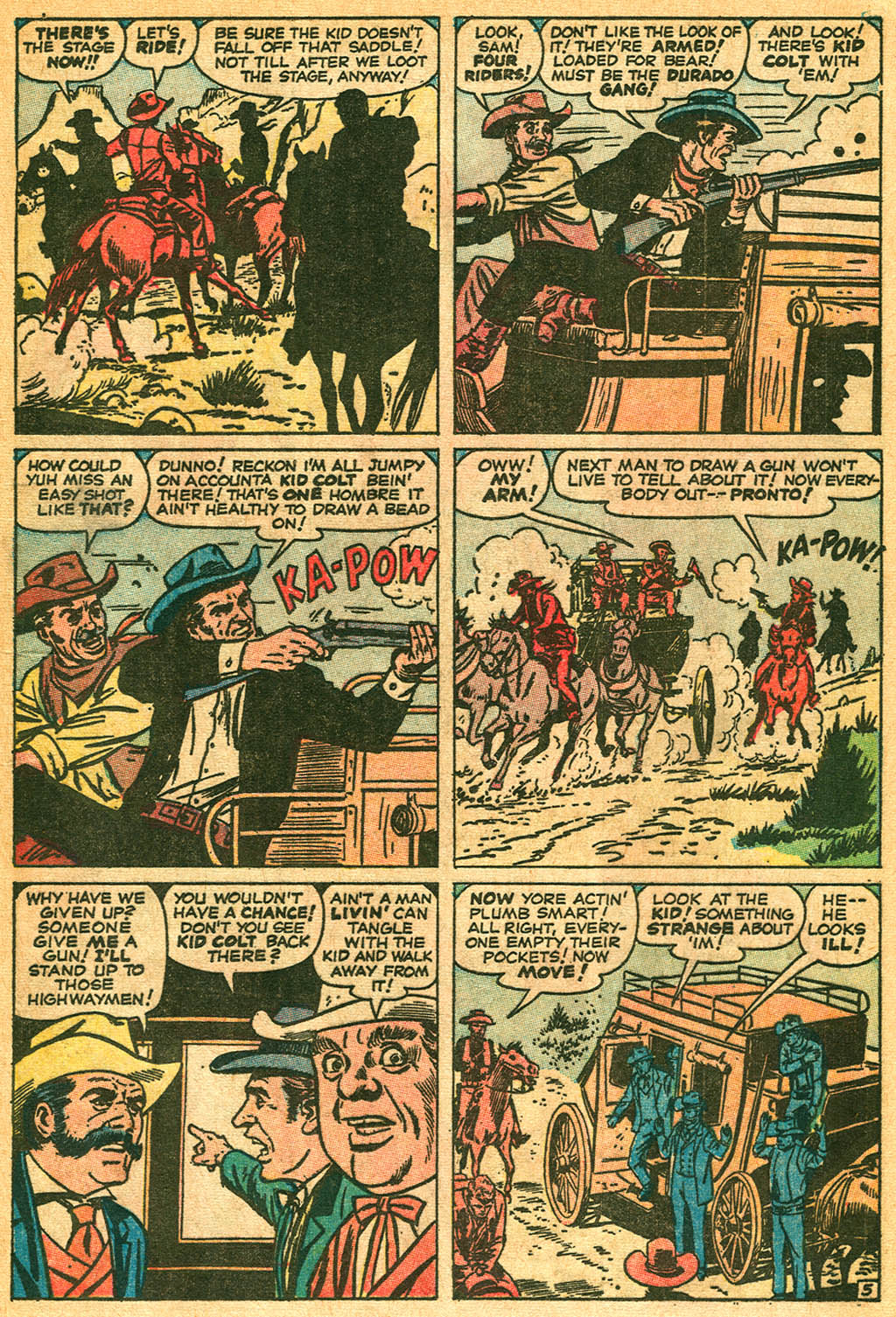 Read online Kid Colt Outlaw comic -  Issue #132 - 53