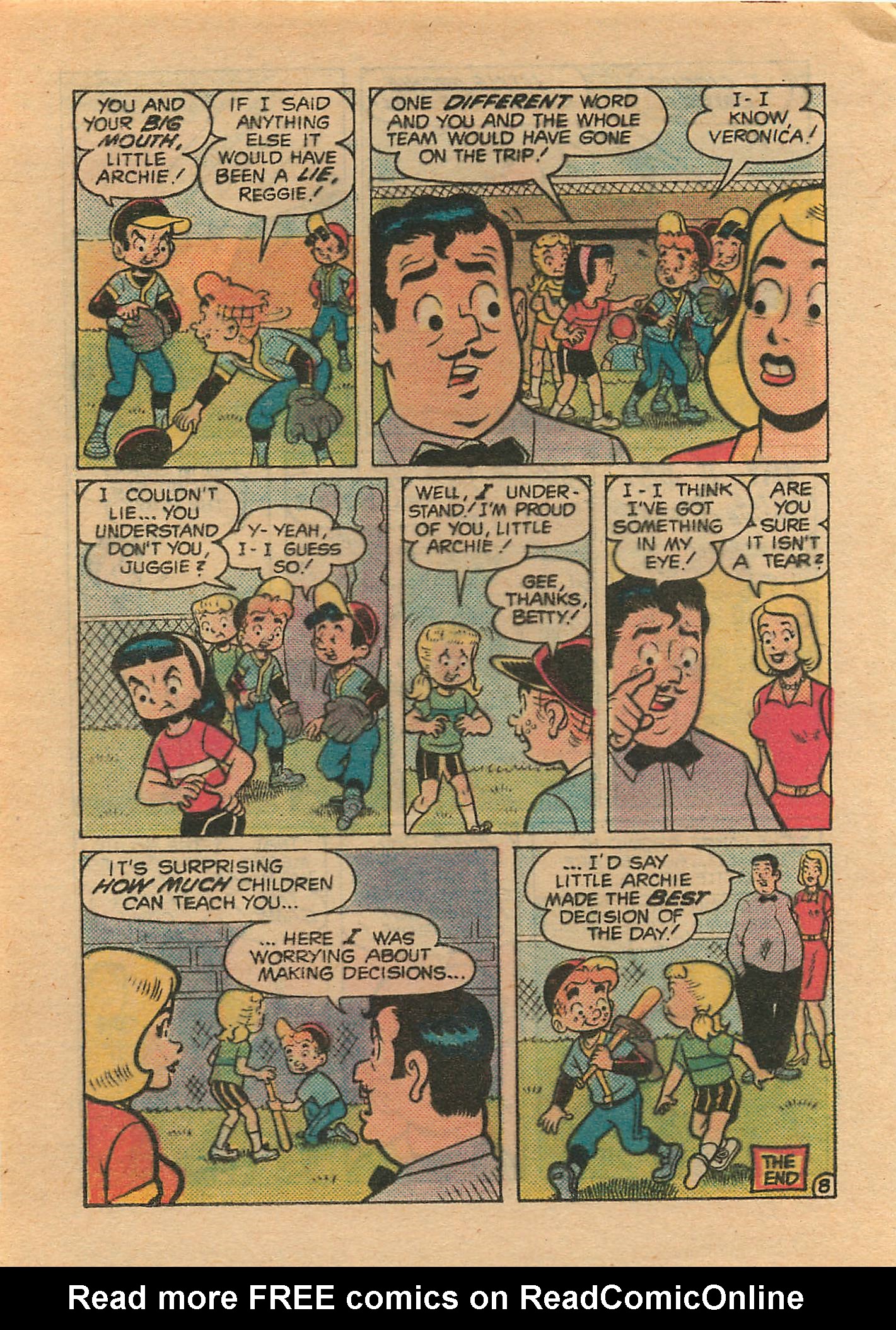 Read online Little Archie Comics Digest Magazine comic -  Issue #9 - 127