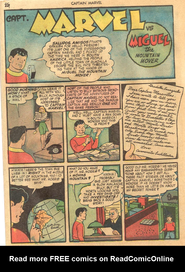 Captain Marvel Adventures issue 28 - Page 22