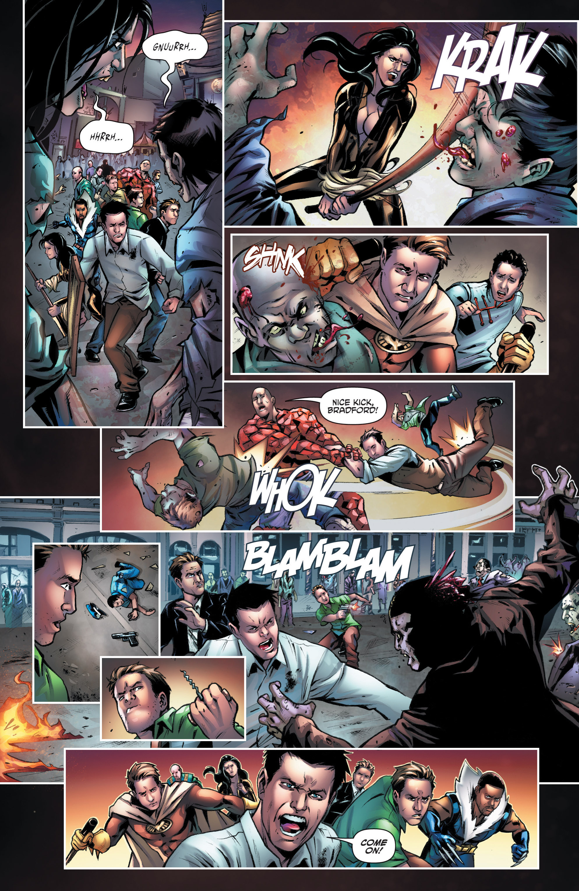 Read online Hollywood Zombie Apocalypse comic -  Issue #2 - 12