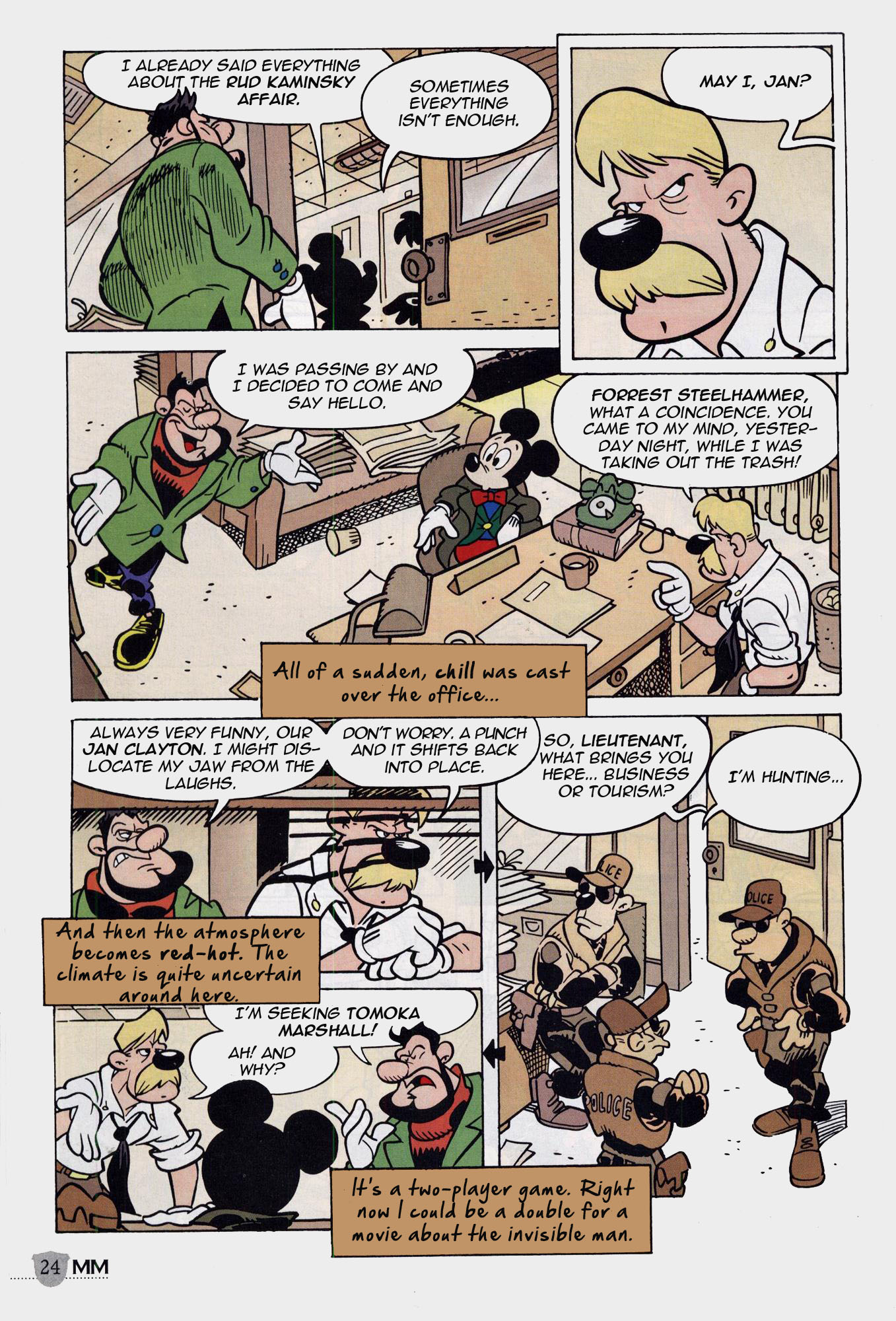 Read online Mickey Mouse Mystery Magazine comic -  Issue #1 - 24