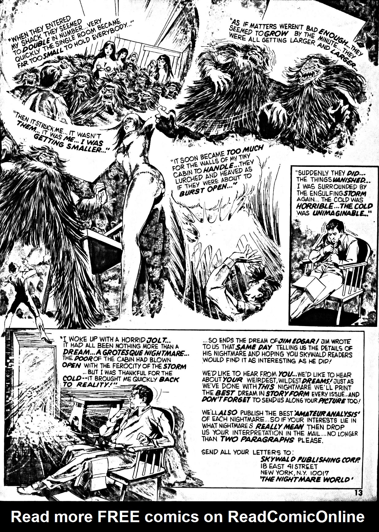 Read online Nightmare (1970) comic -  Issue #9 - 13