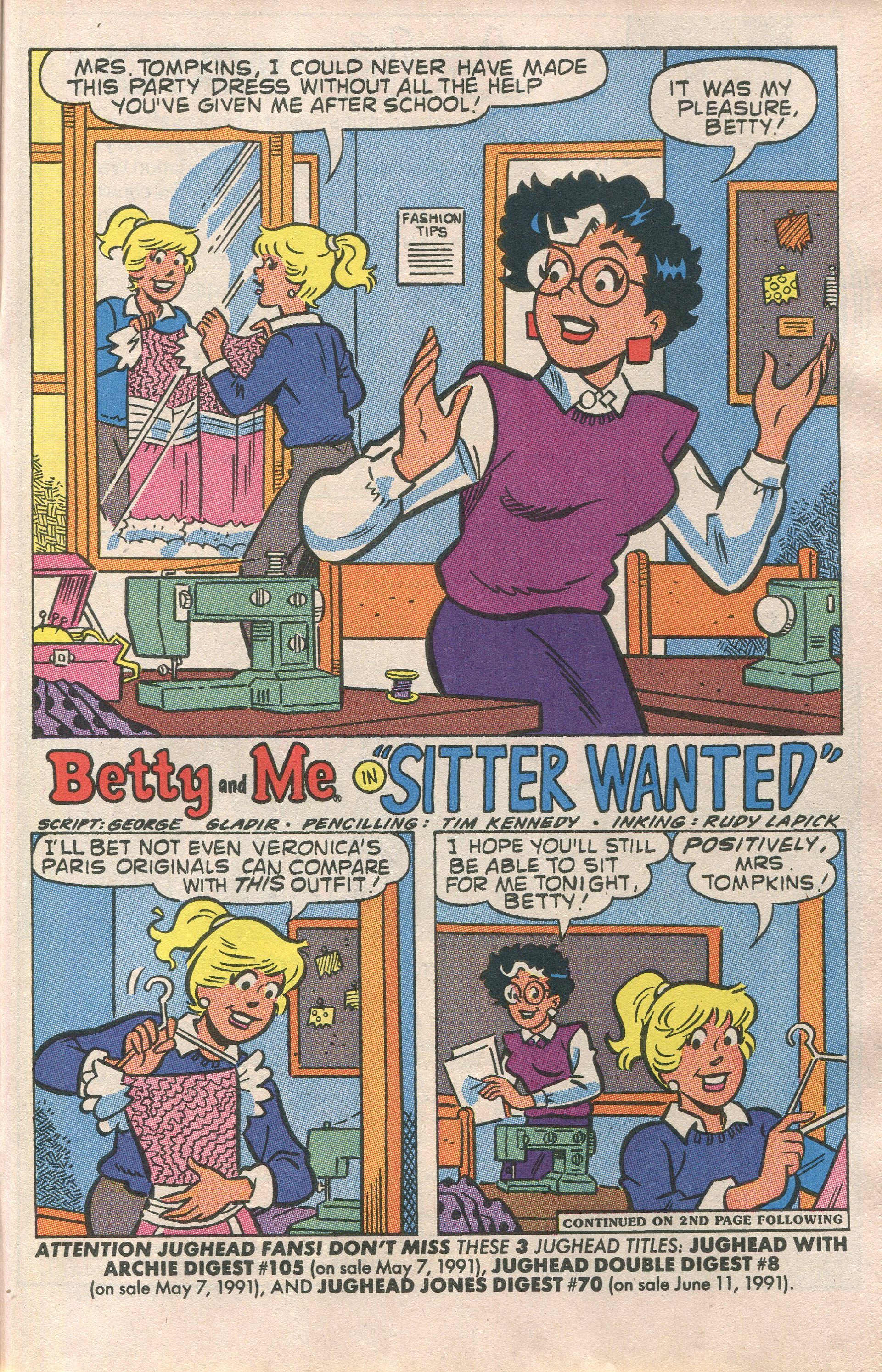Read online Betty and Me comic -  Issue #191 - 27