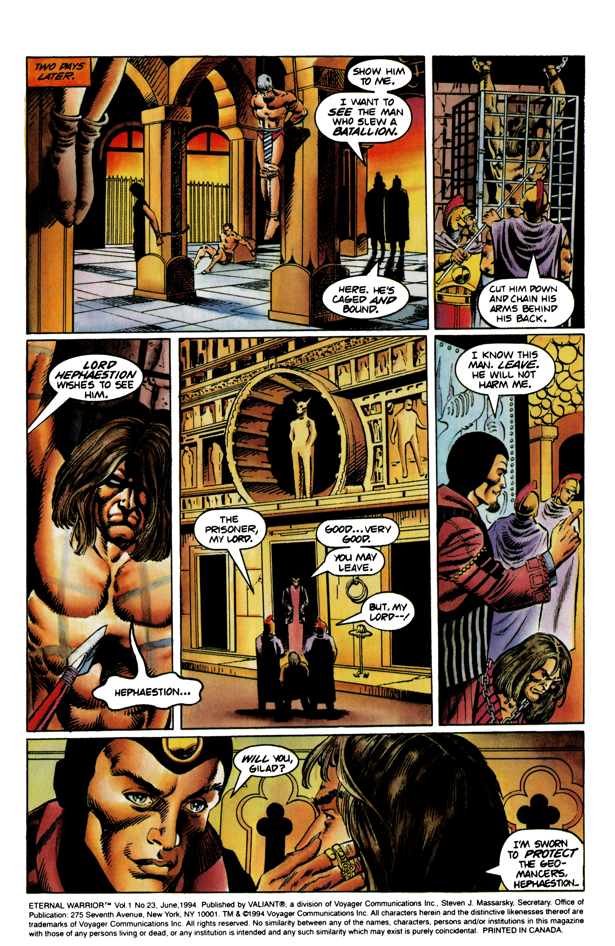 Read online Eternal Warrior (1992) comic -  Issue #23 - 4