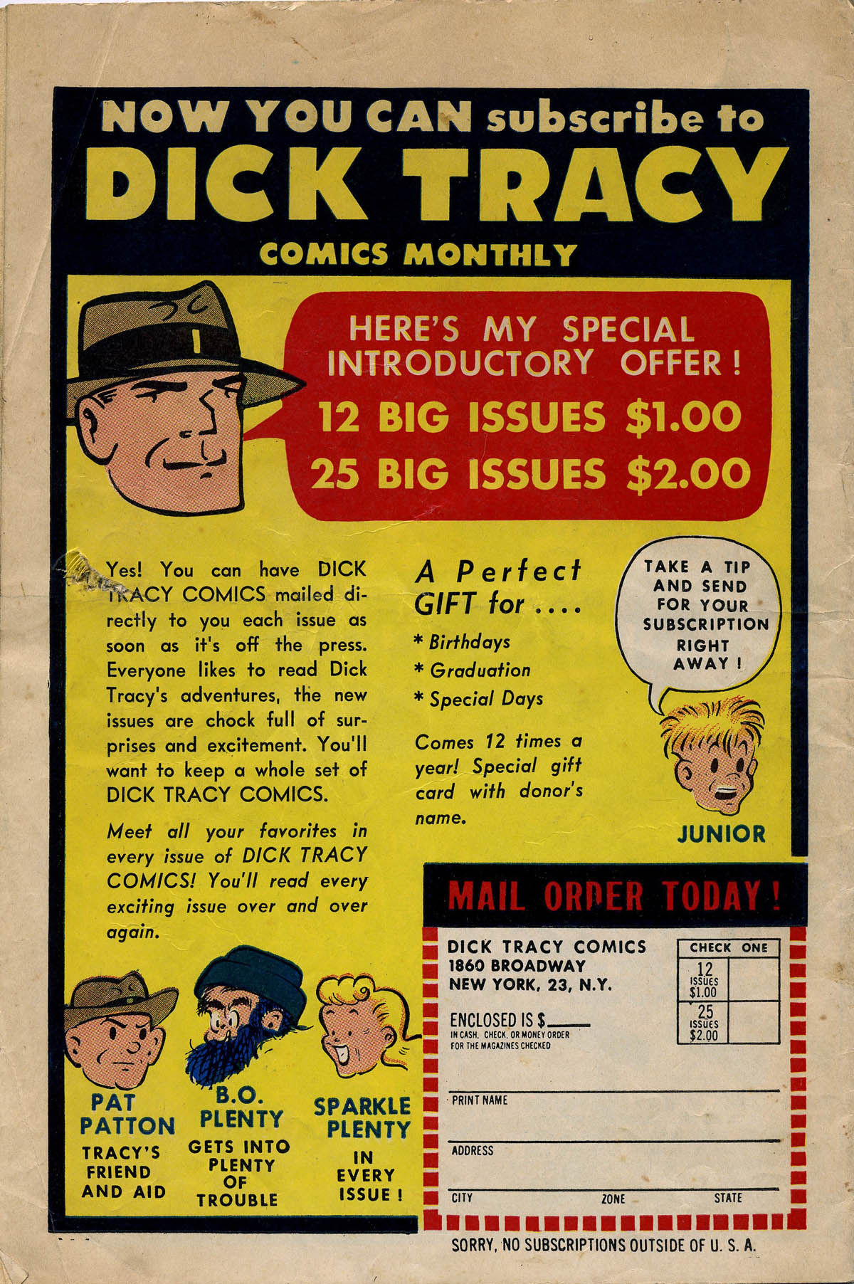 Read online Dick Tracy comic -  Issue #30 - 36