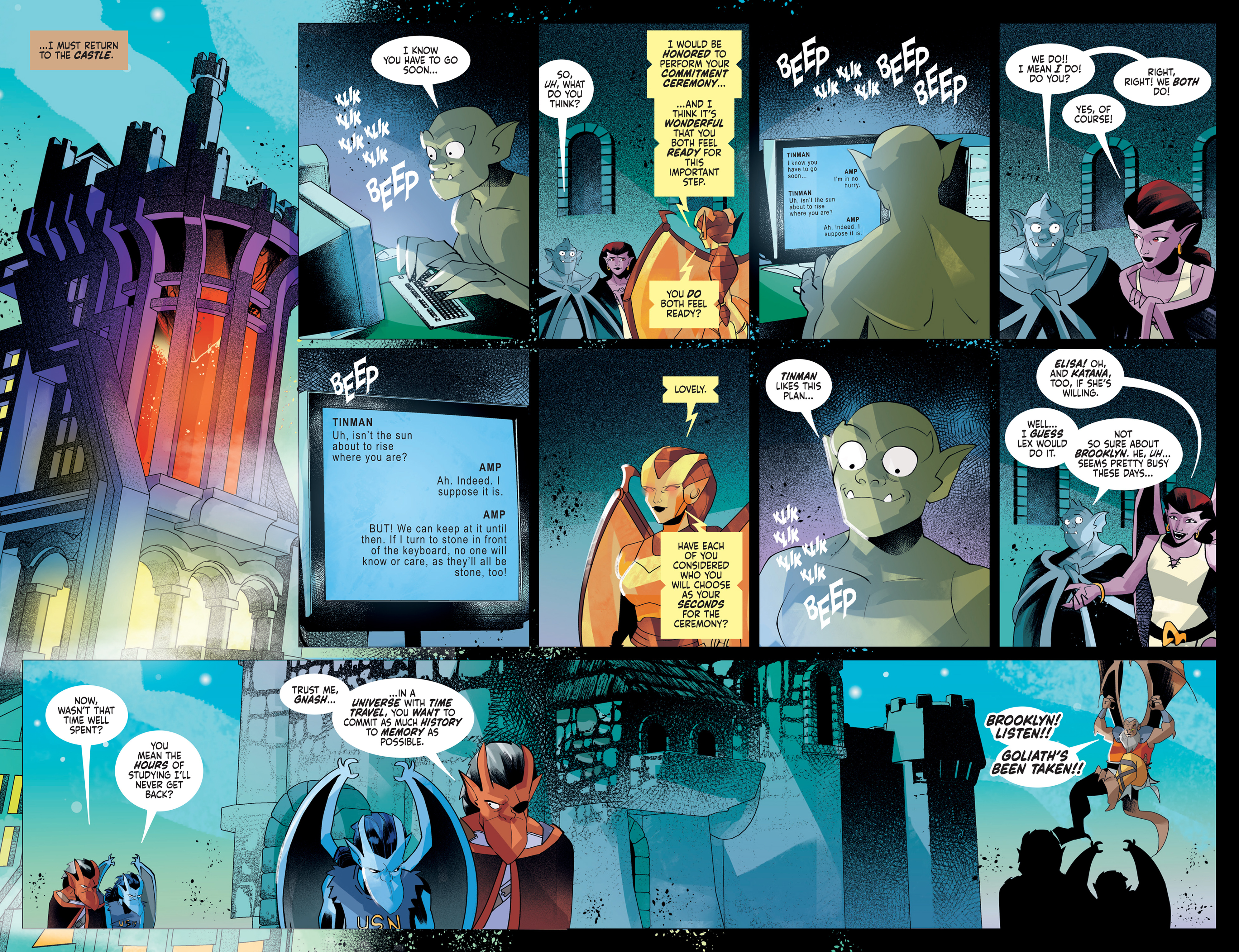 Read online Gargoyles (2022) comic -  Issue #5 - 12