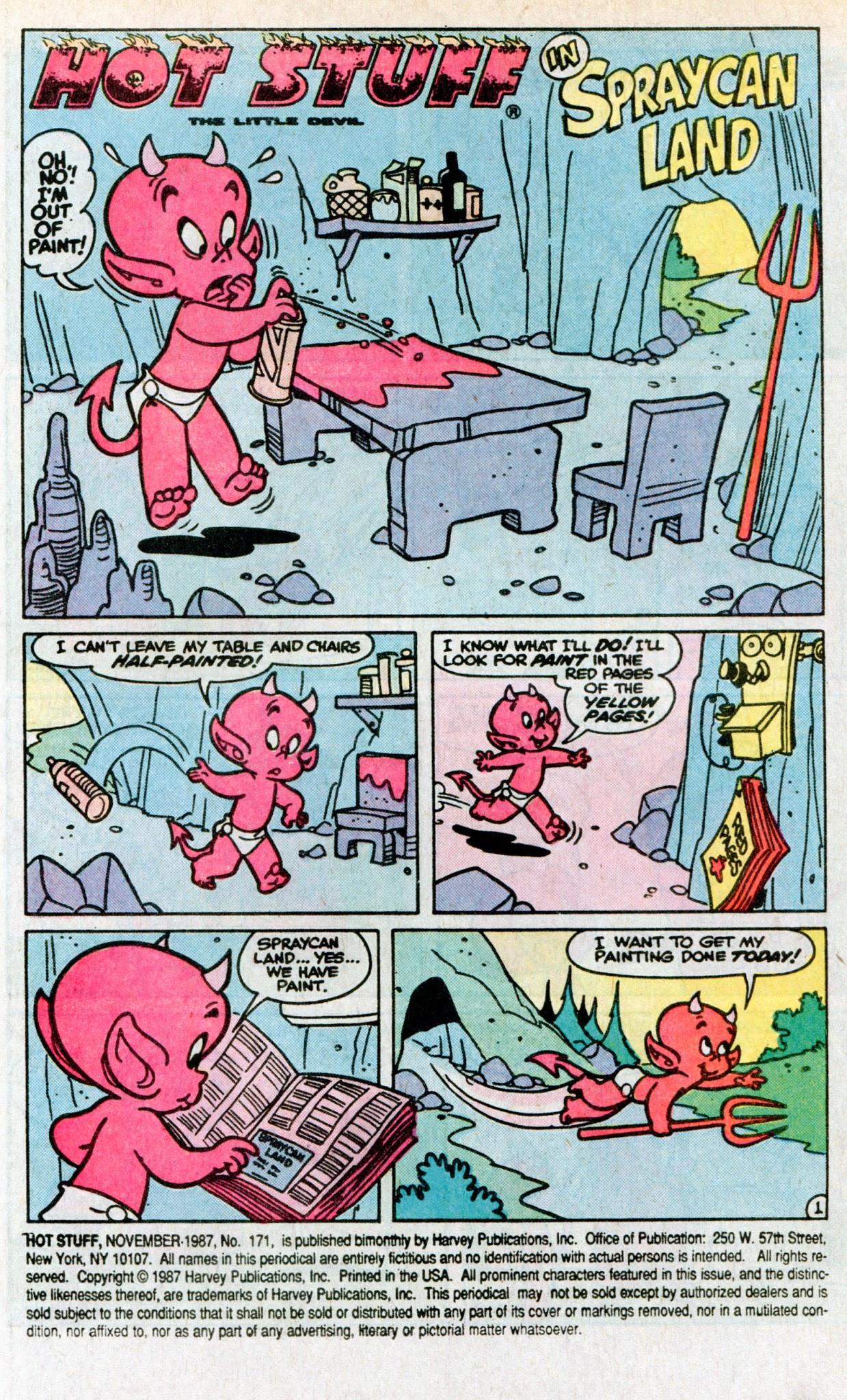 Read online Hot Stuff, the Little Devil comic -  Issue #171 - 5