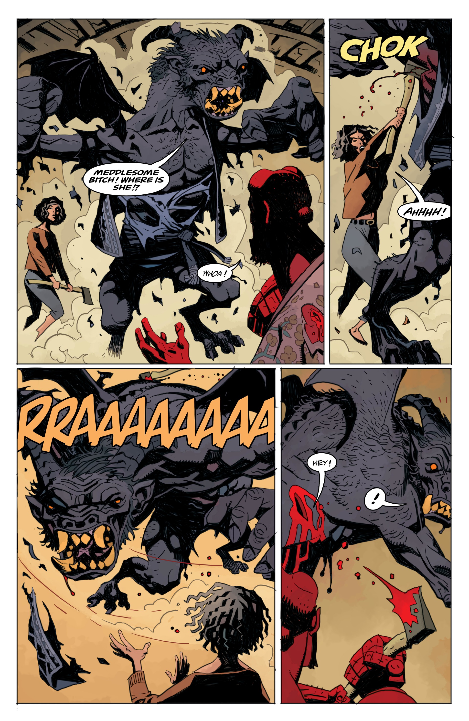 Read online Hellboy and the B.P.R.D.: The Return of Effie Kolb and Others comic -  Issue # TPB (Part 1) - 96