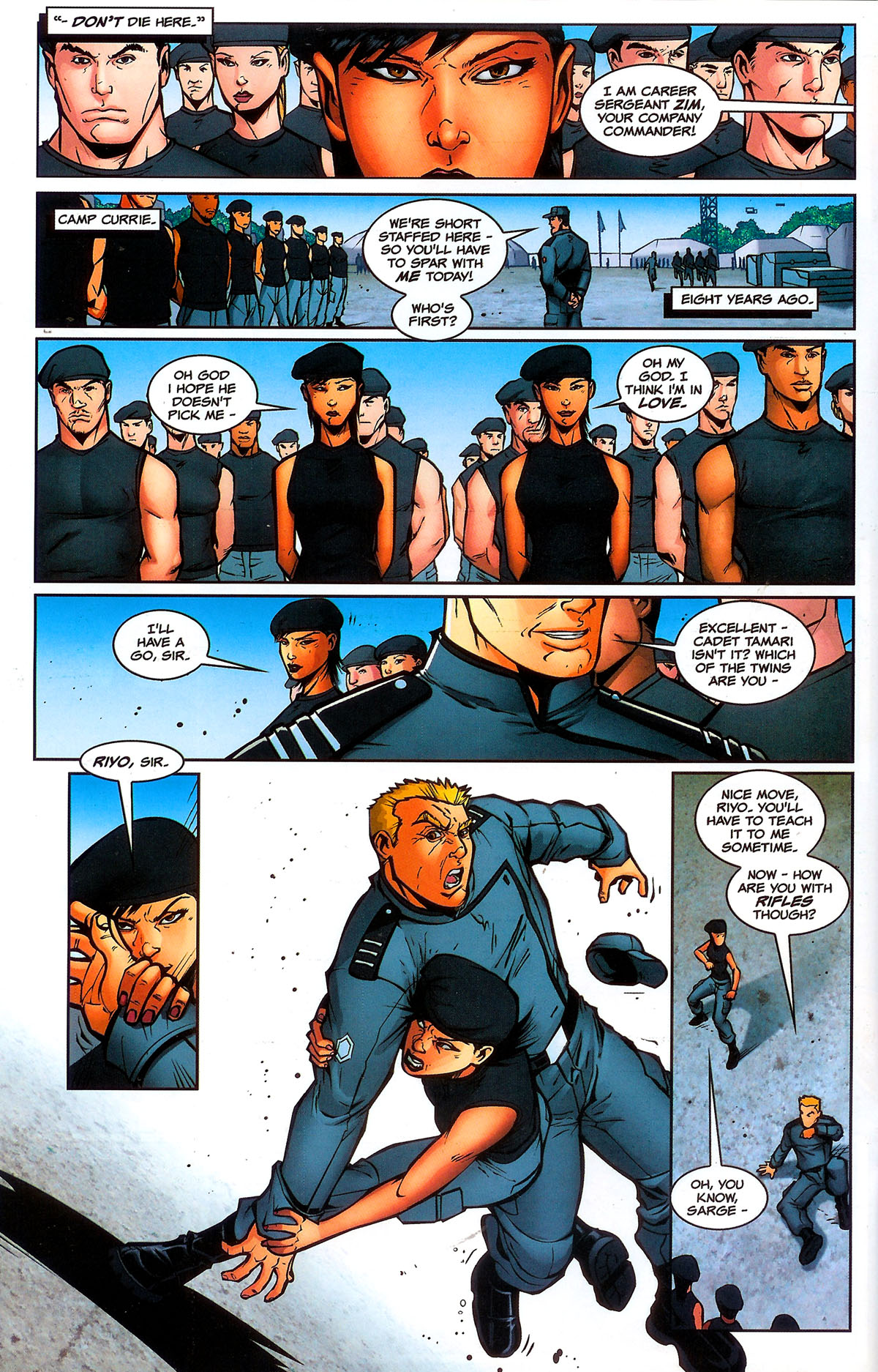 Read online Starship Troopers (2007) comic -  Issue #0 - 6