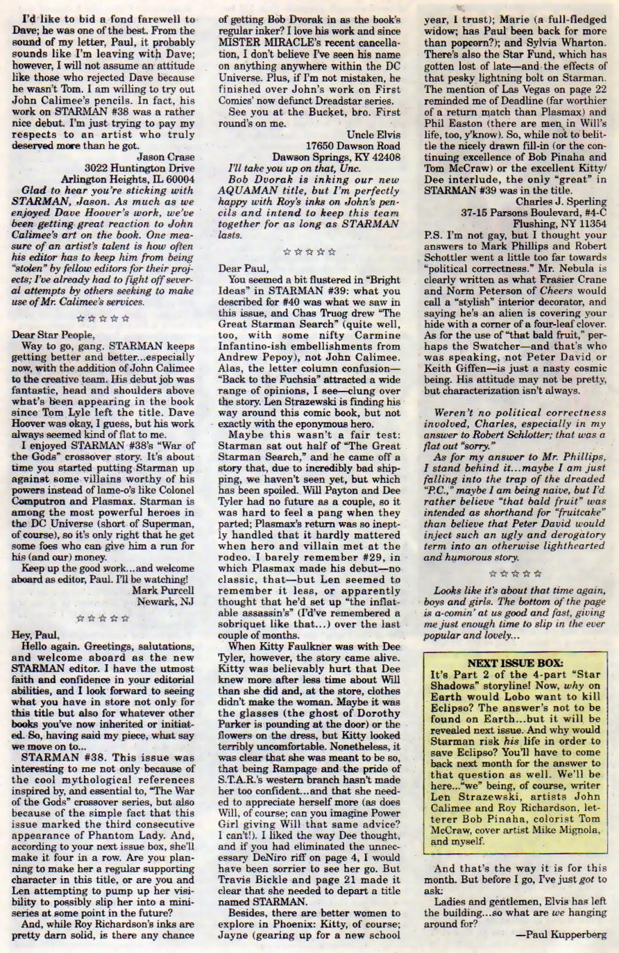 Starman (1988) Issue #42 #42 - English 24