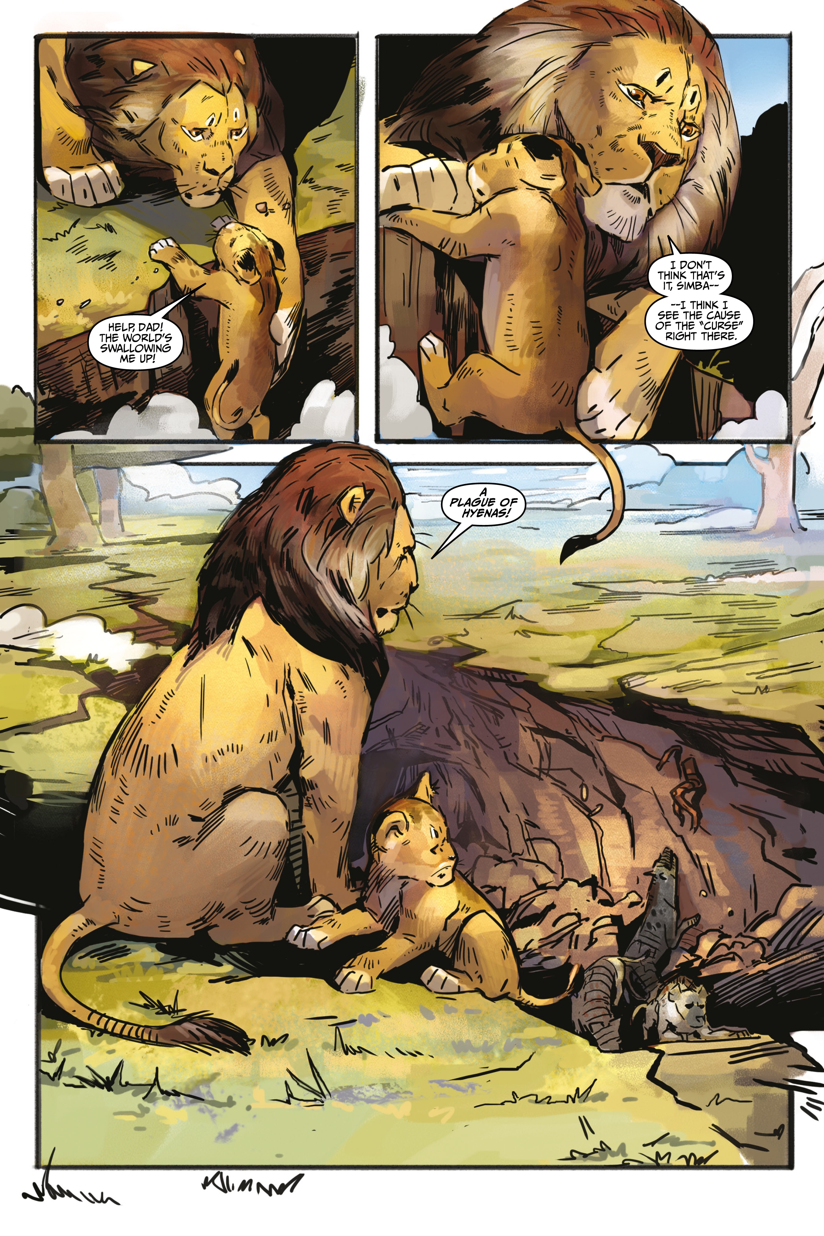 Read online Disney The Lion King: Wild Schemes and Catastrophes comic -  Issue # TPB - 65