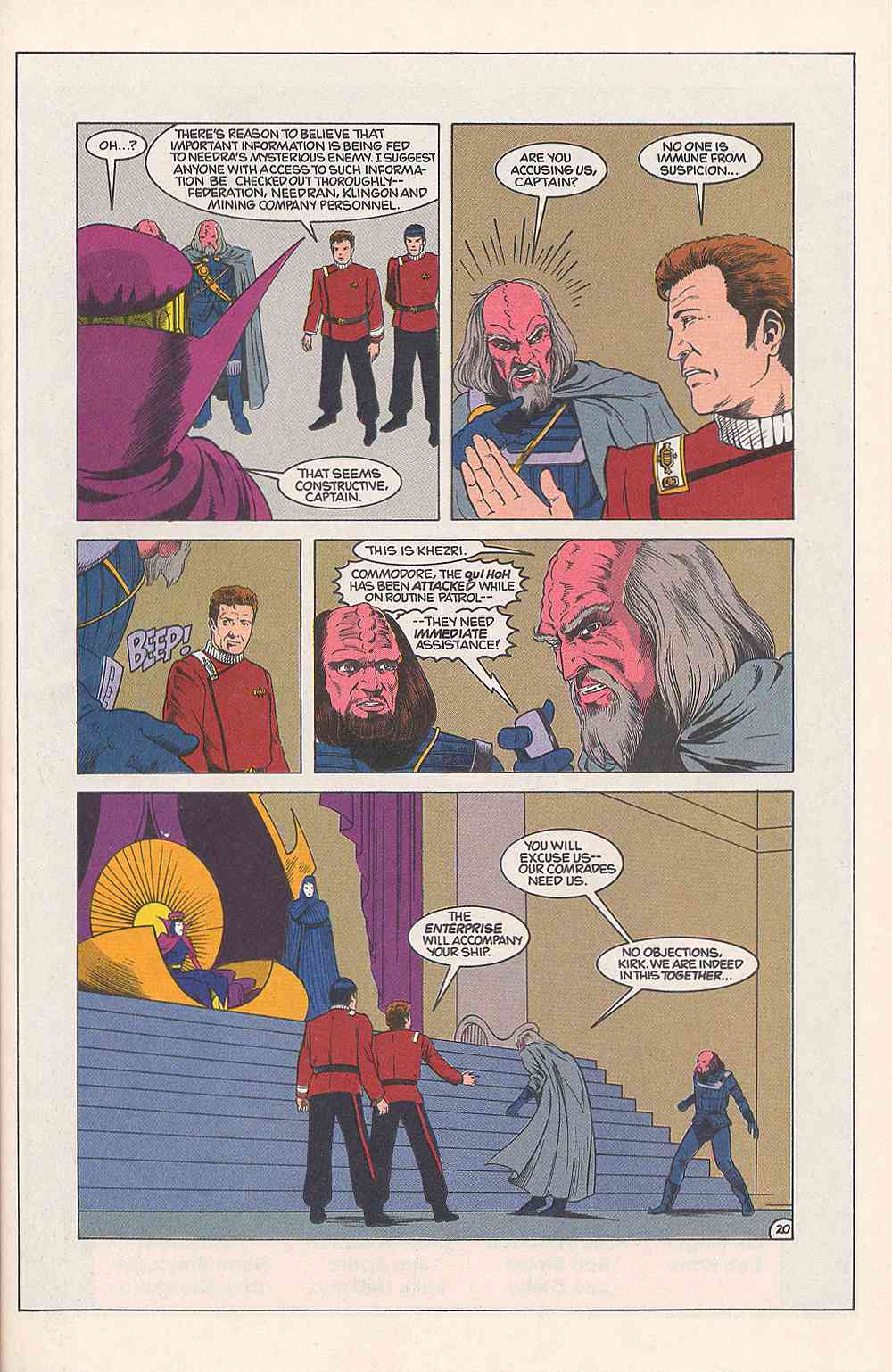 Read online Star Trek (1989) comic -  Issue #17 - 20