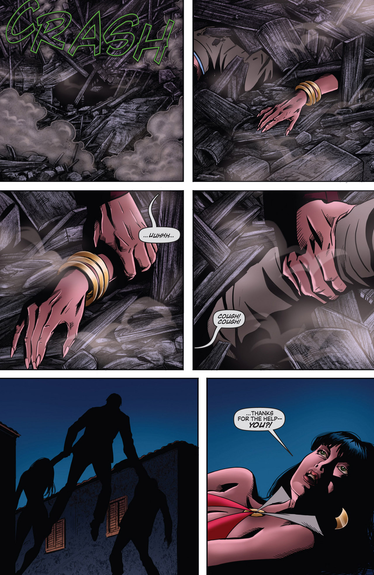 Read online Dark Shadows/Vampirella comic -  Issue #5 - 18