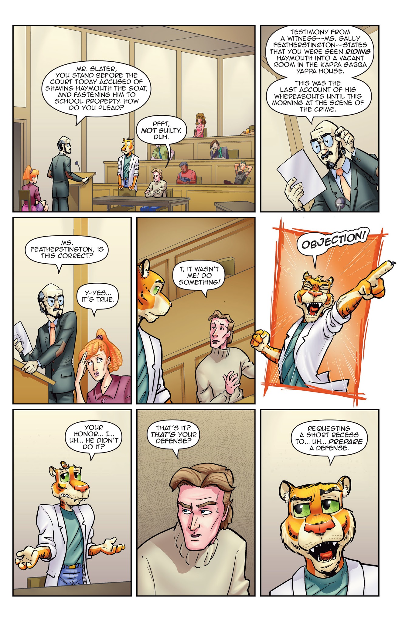 Read online Tiger Lawyer comic -  Issue #3 - 10