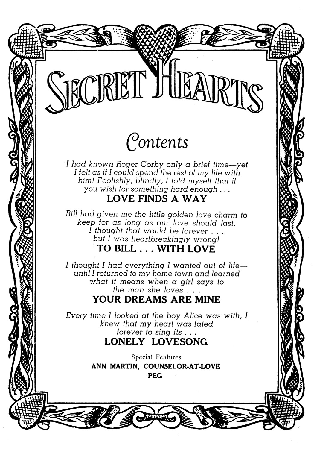 Read online Secret Hearts comic -  Issue #41 - 2