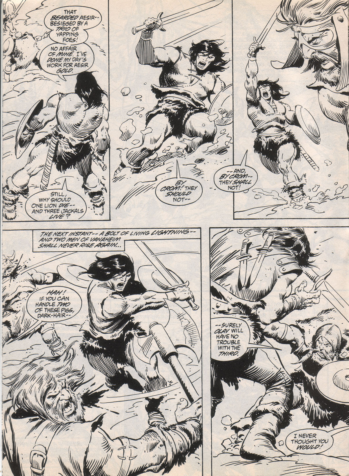 Read online The Savage Sword Of Conan comic -  Issue #222 - 5