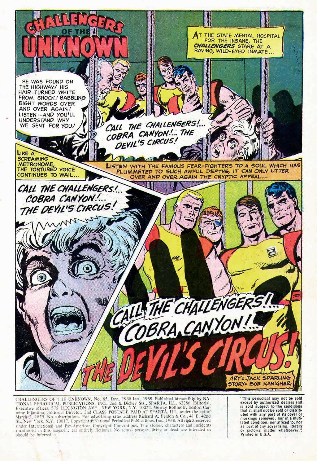 Challengers of the Unknown (1958) Issue #65 #65 - English 3
