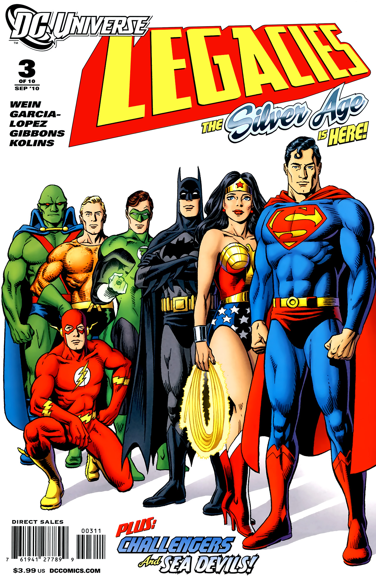 Read online DC Universe: Legacies comic -  Issue #3 - 1