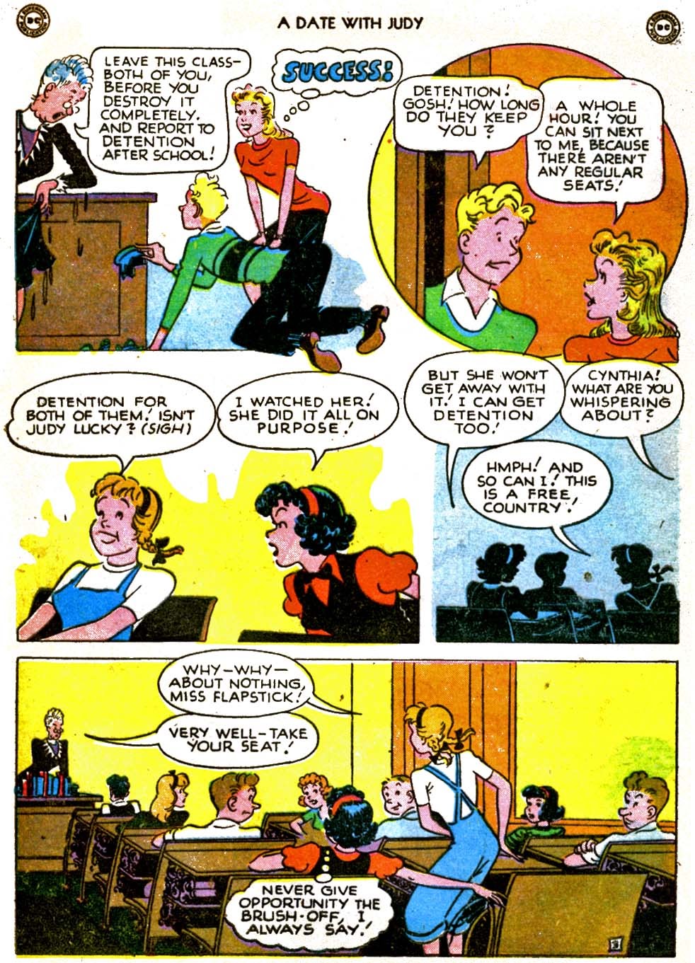 Read online A Date with Judy comic -  Issue #1 - 6