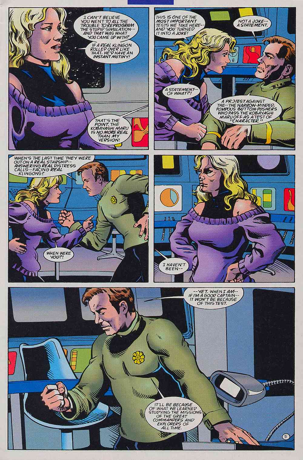 Read online Star Trek (1989) comic -  Issue #73 - 6