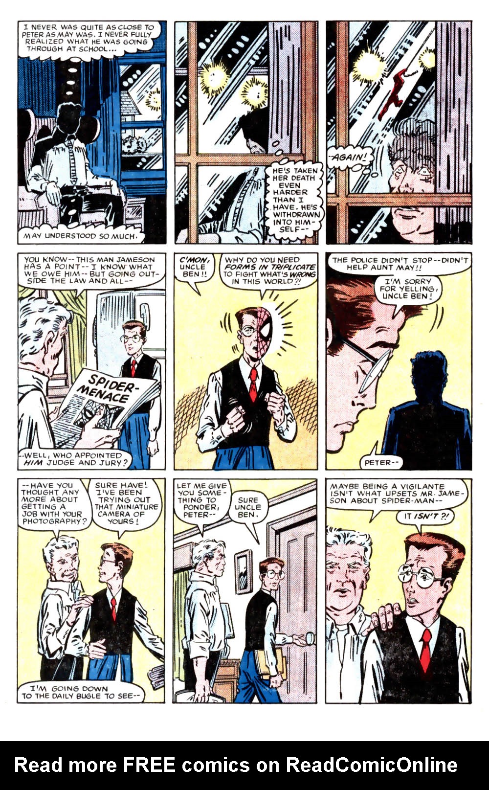 Read online What If? (1977) comic -  Issue #46 - Spiderman's uncle ben had lived - 10