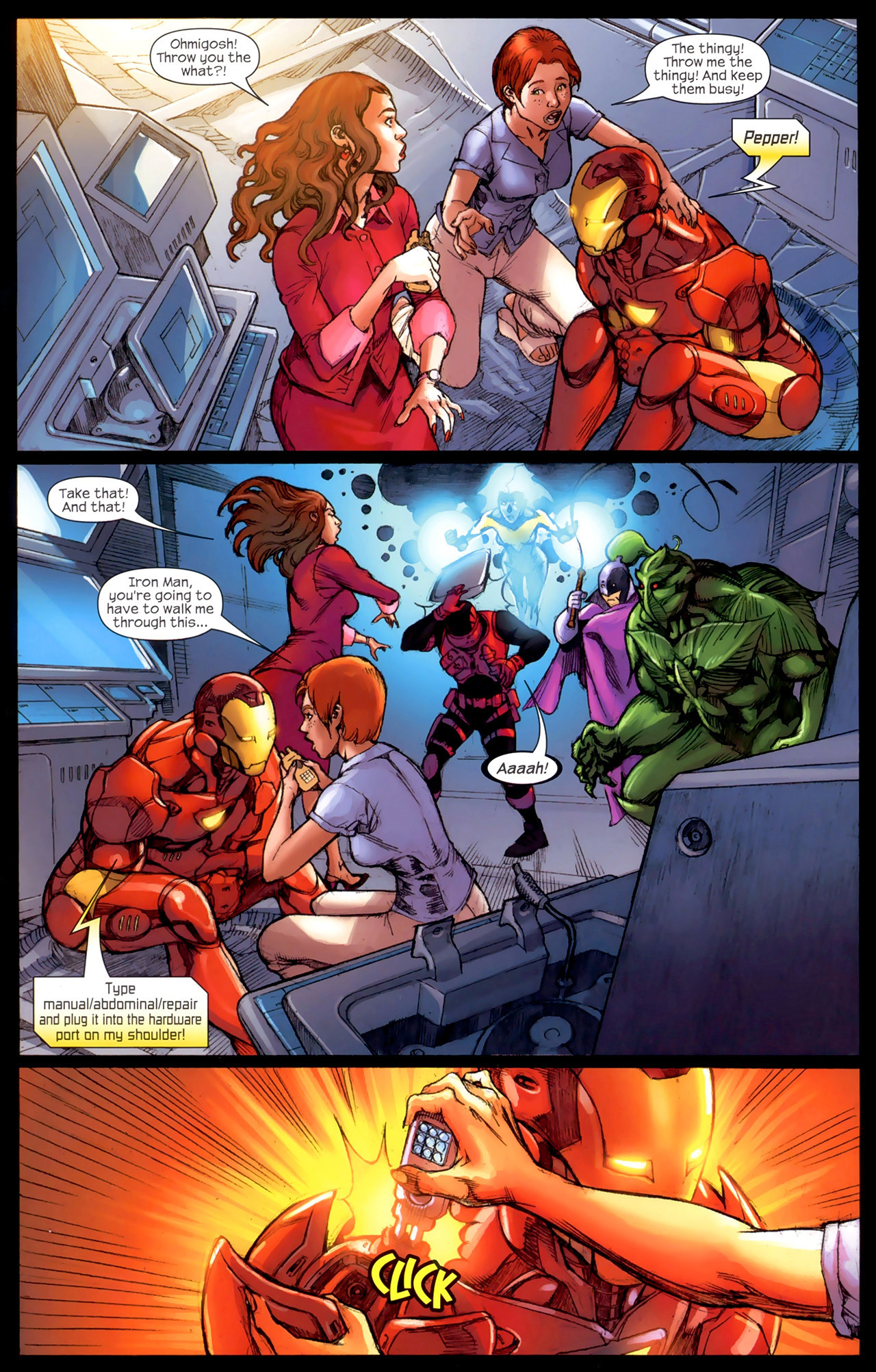 Read online Iron Man: Golden Avenger comic -  Issue # Full - 21