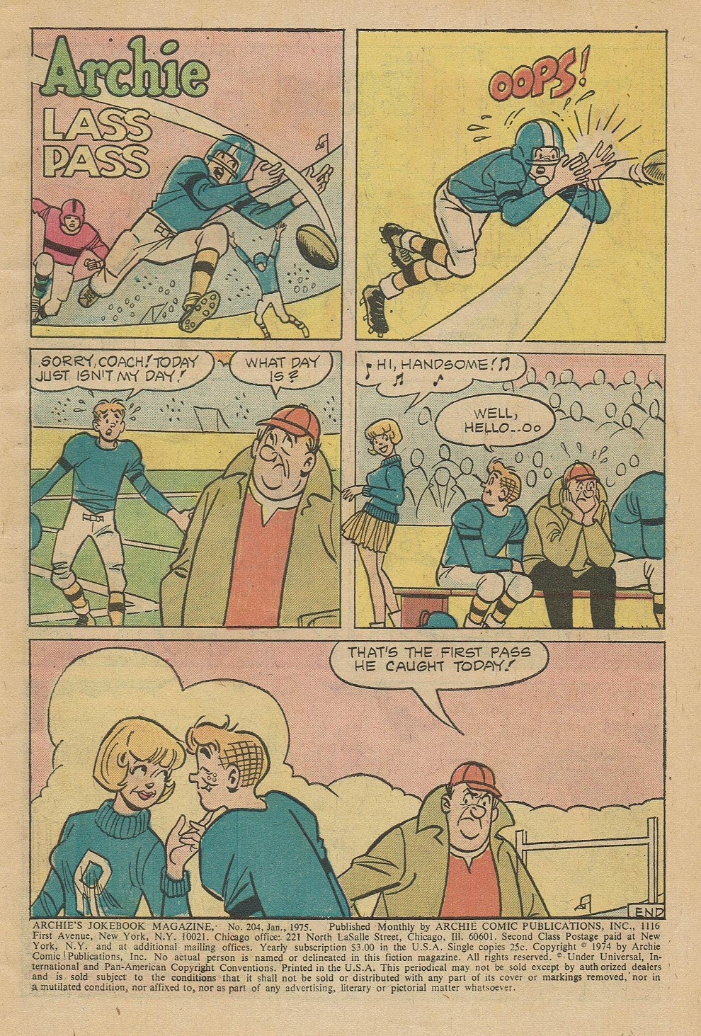 Read online Archie's Joke Book Magazine comic -  Issue #204 - 3