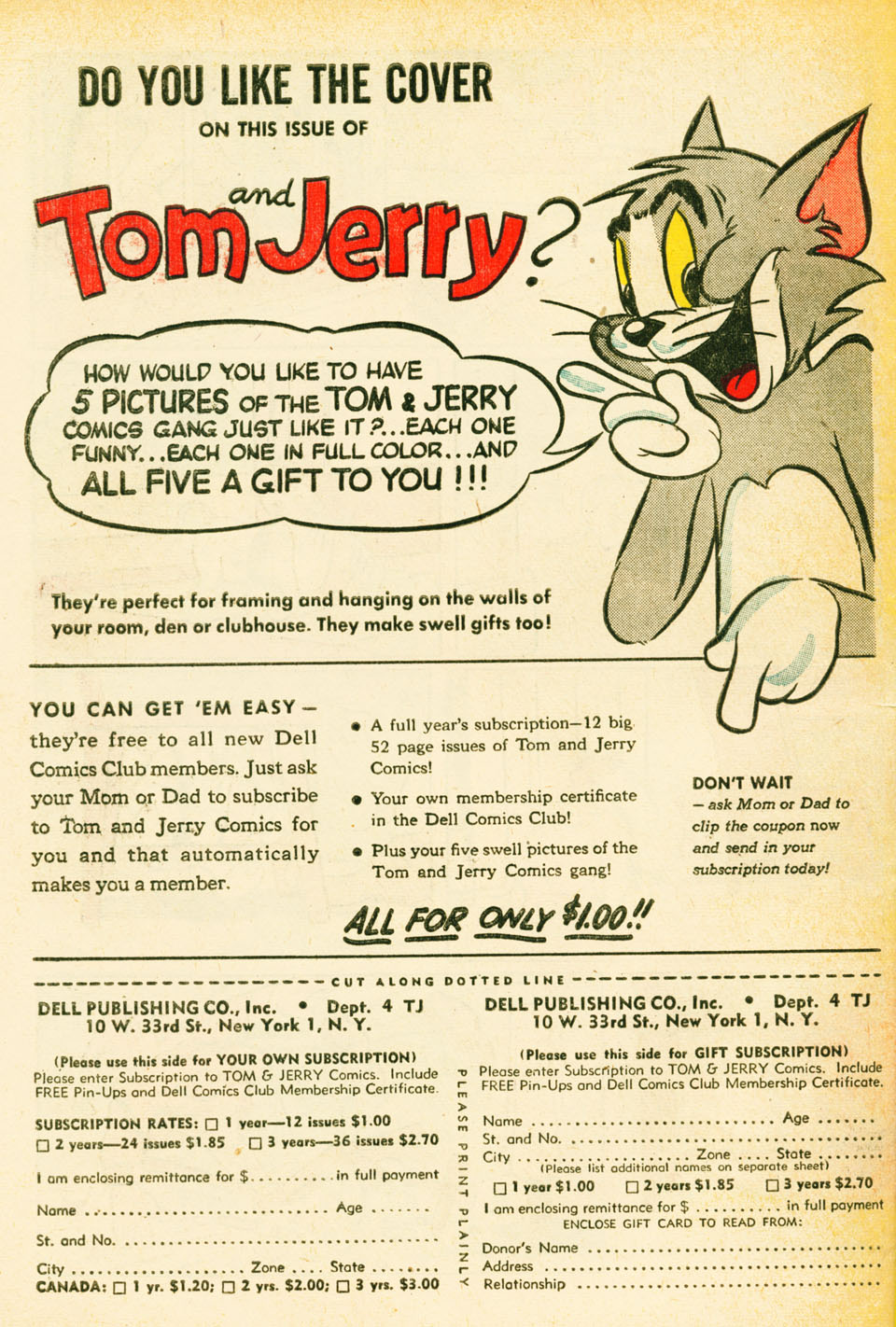 Read online Tom & Jerry Comics comic -  Issue #105 - 50