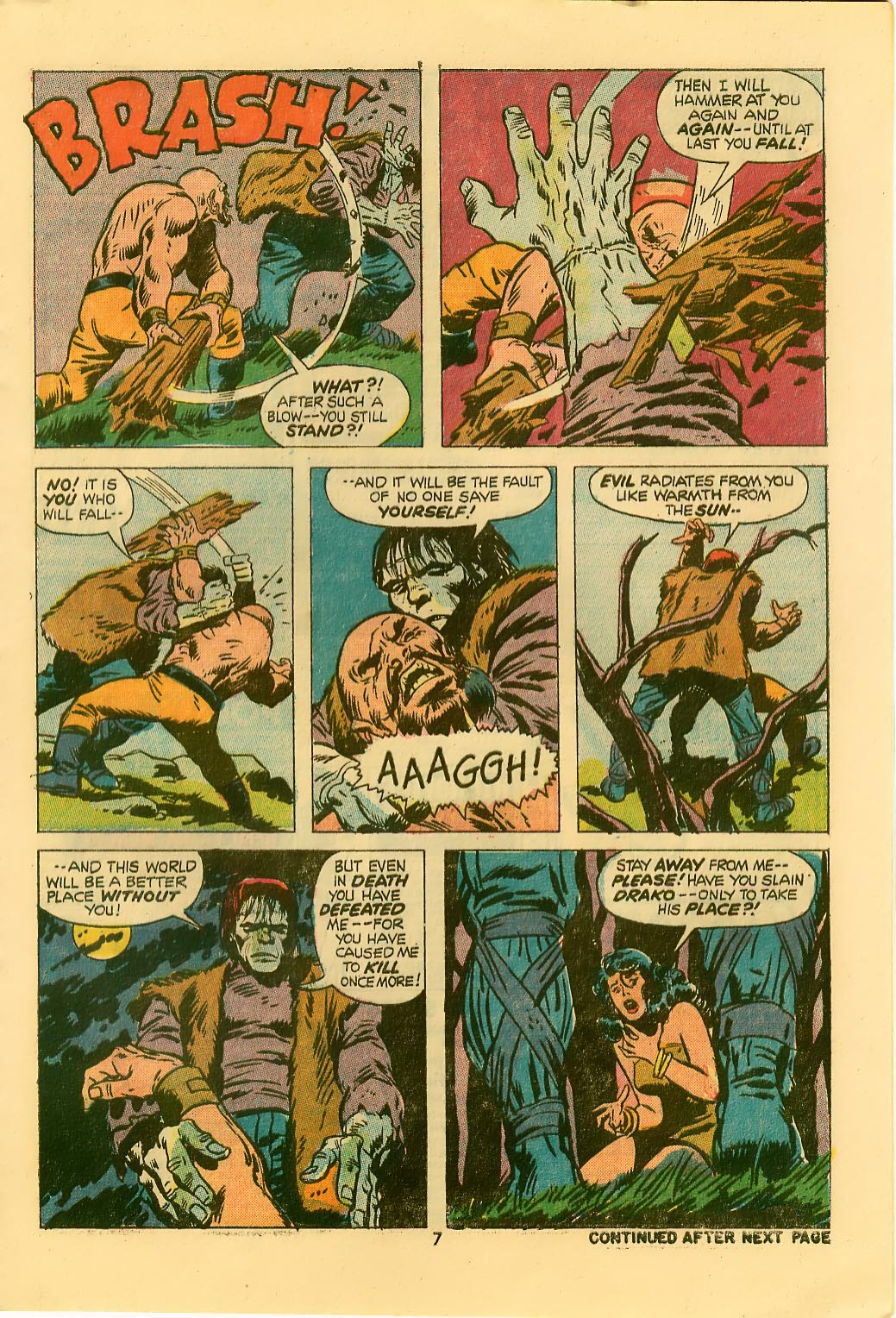 Read online Frankenstein (1973) comic -  Issue #7 - 6