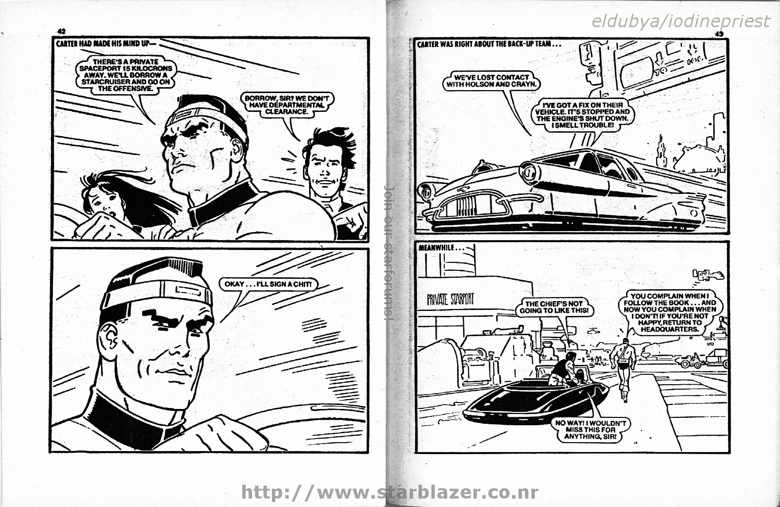 Read online Starblazer comic -  Issue #265 - 23