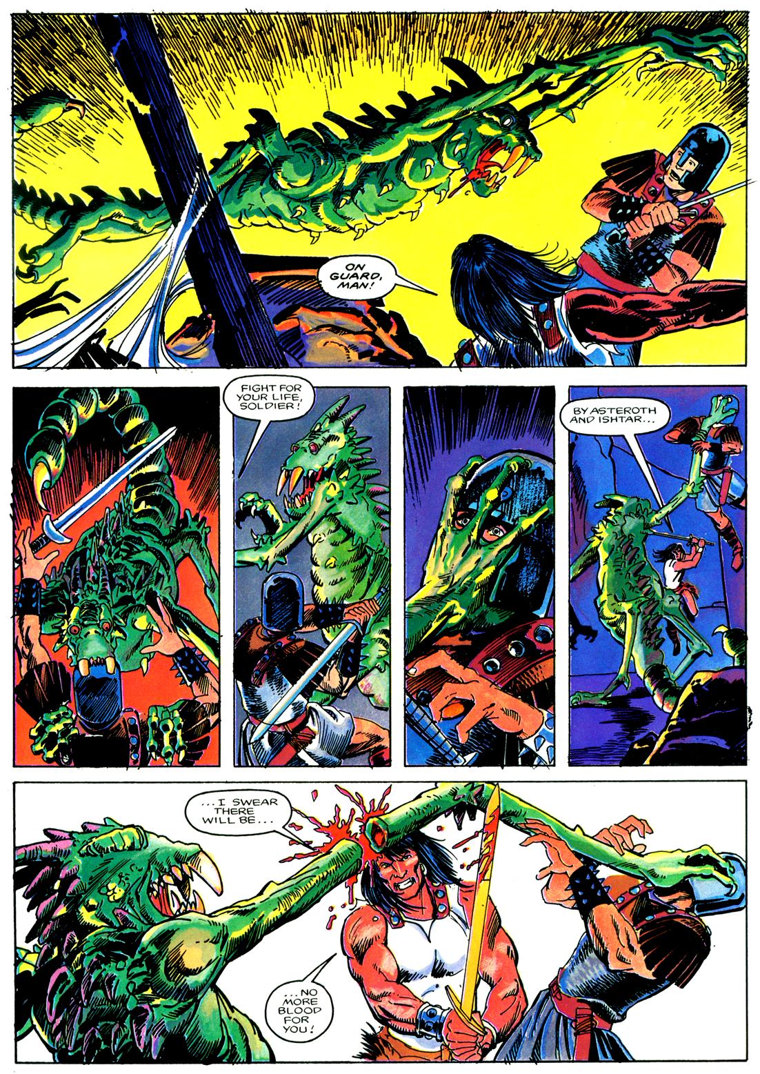 Read online Marvel Graphic Novel comic -  Issue #19 - Conan - The  Witch Queen of Acheron - 56