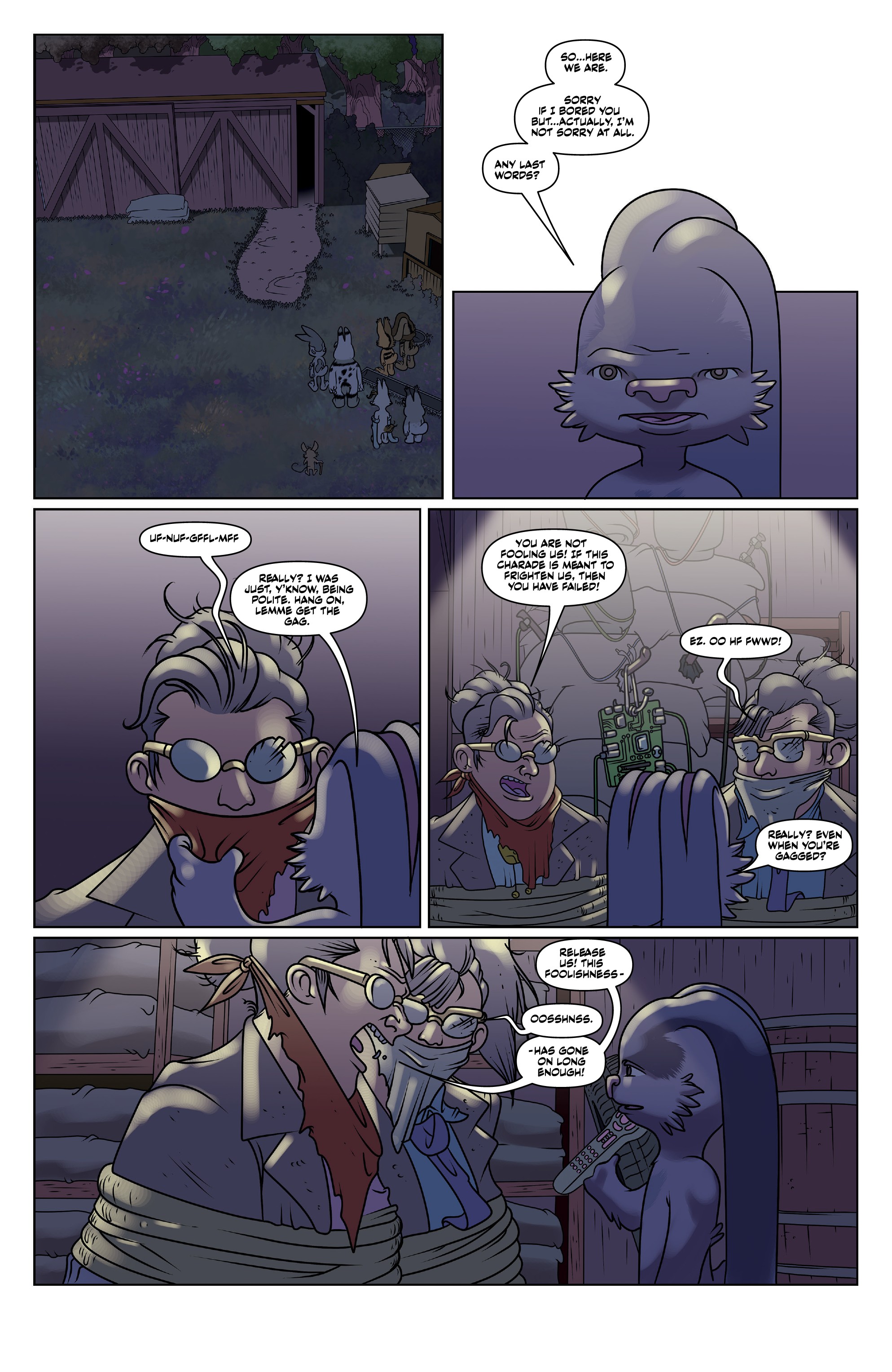 Read online Auntie Agatha's Home For Wayward Rabbits comic -  Issue #6 - 7