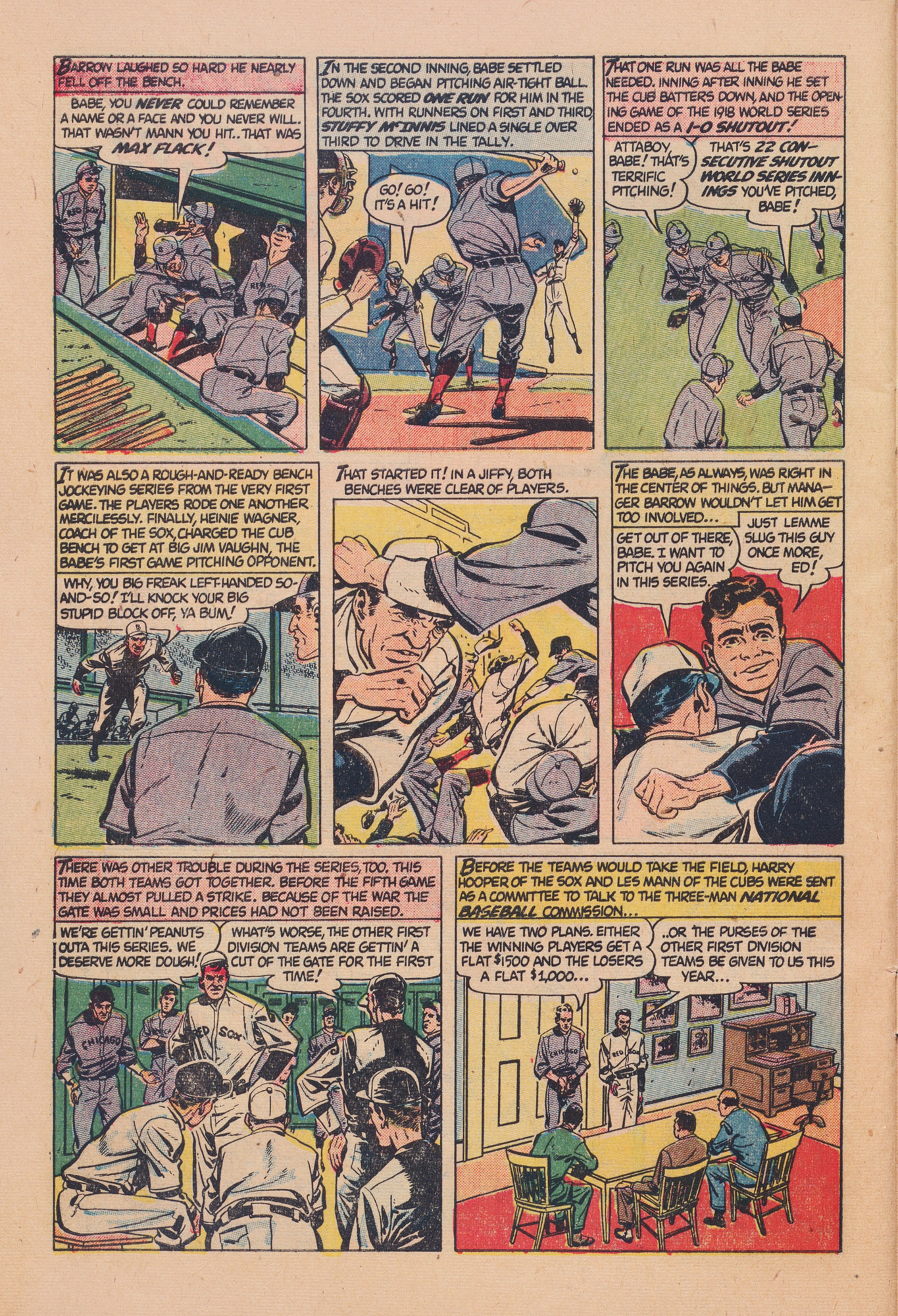 Read online Babe Ruth Sports Comics comic -  Issue #10 - 29