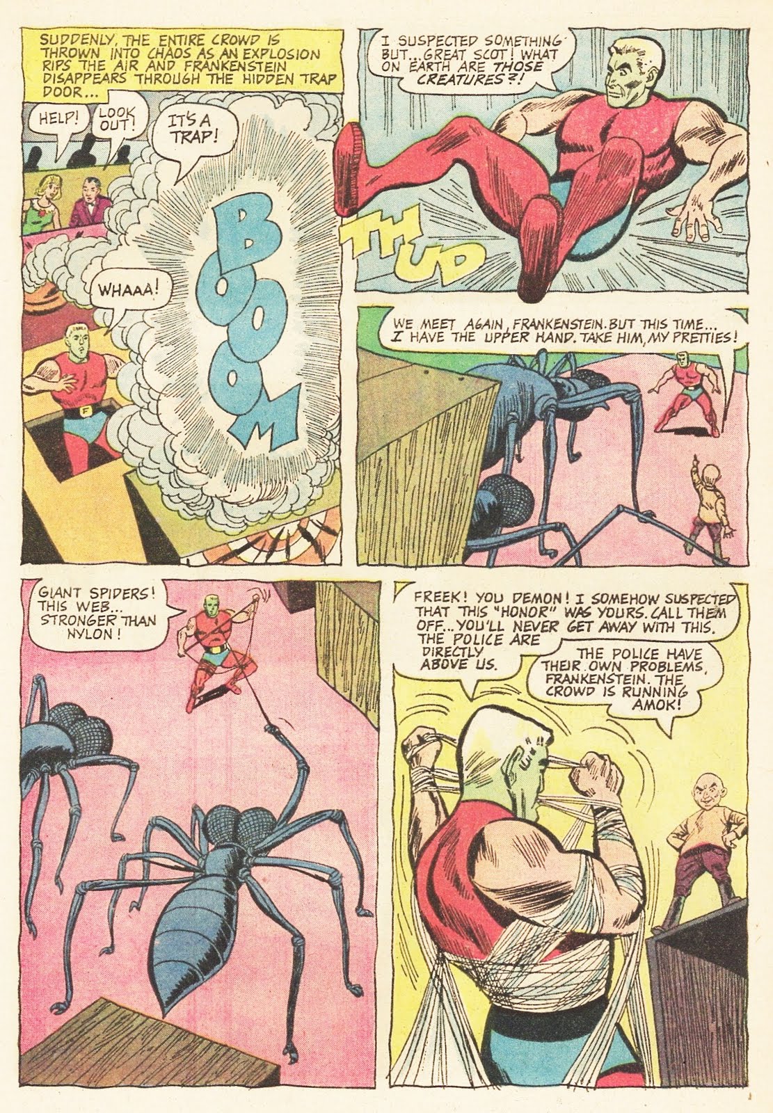 Read online Frankenstein (1964) comic -  Issue #4 - 9