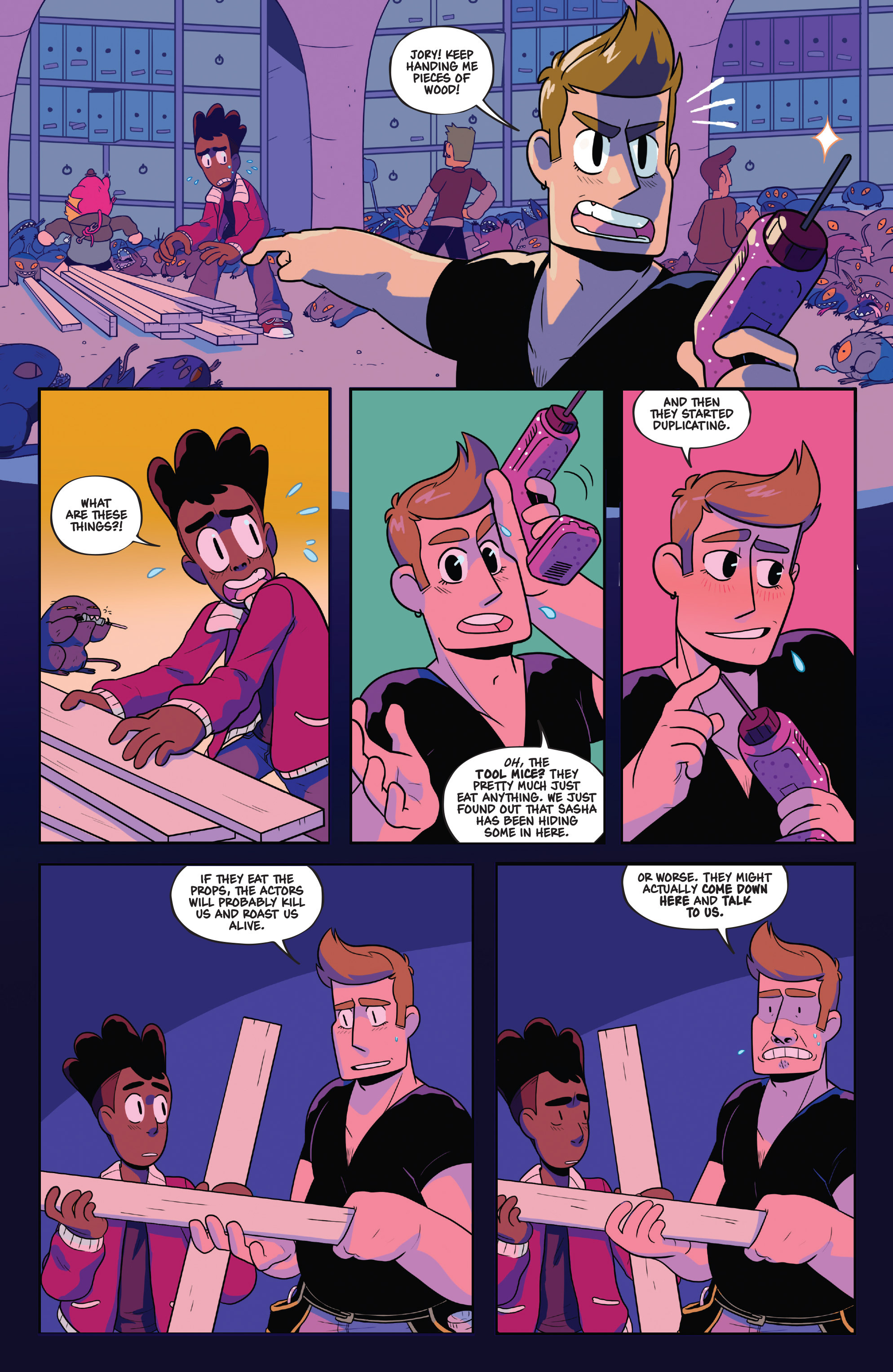 Read online The Backstagers comic -  Issue #1 - 16