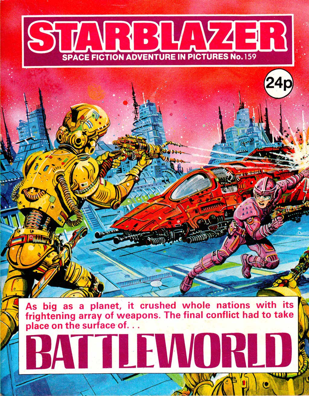 Read online Starblazer comic -  Issue #159 - 1