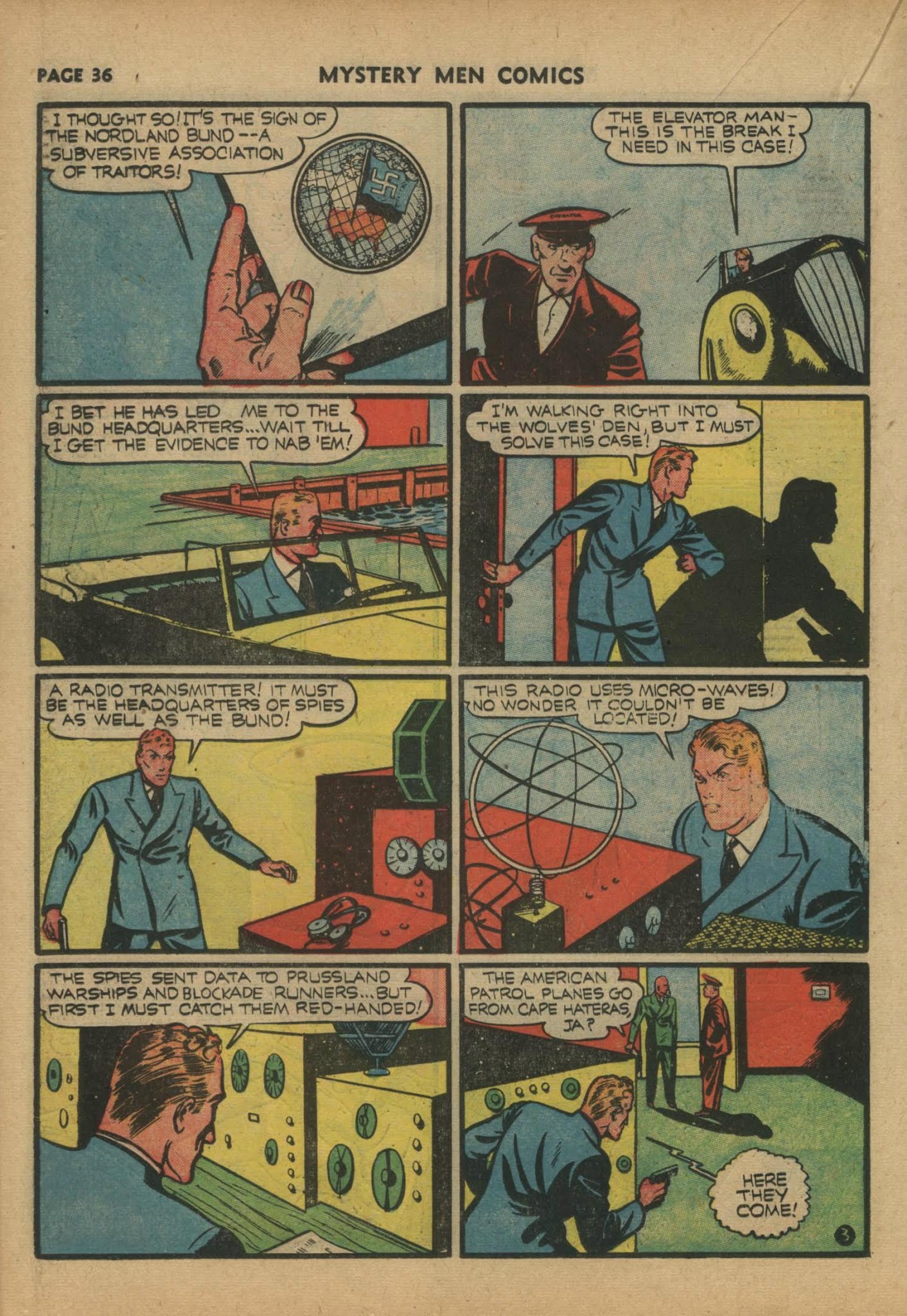 Read online Mystery Men Comics comic -  Issue #19 - 38