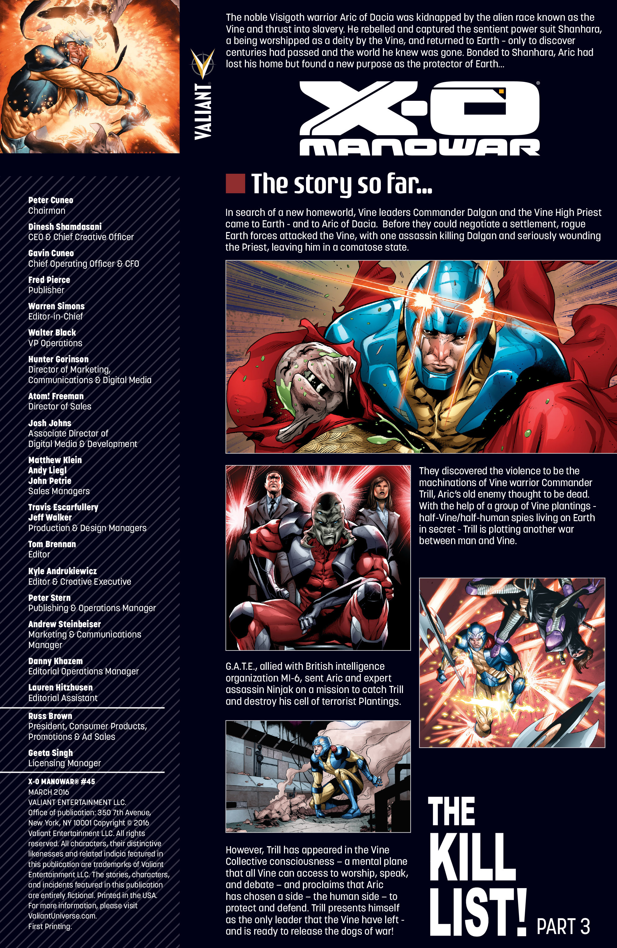 Read online X-O Manowar (2012) comic -  Issue #45 - 2