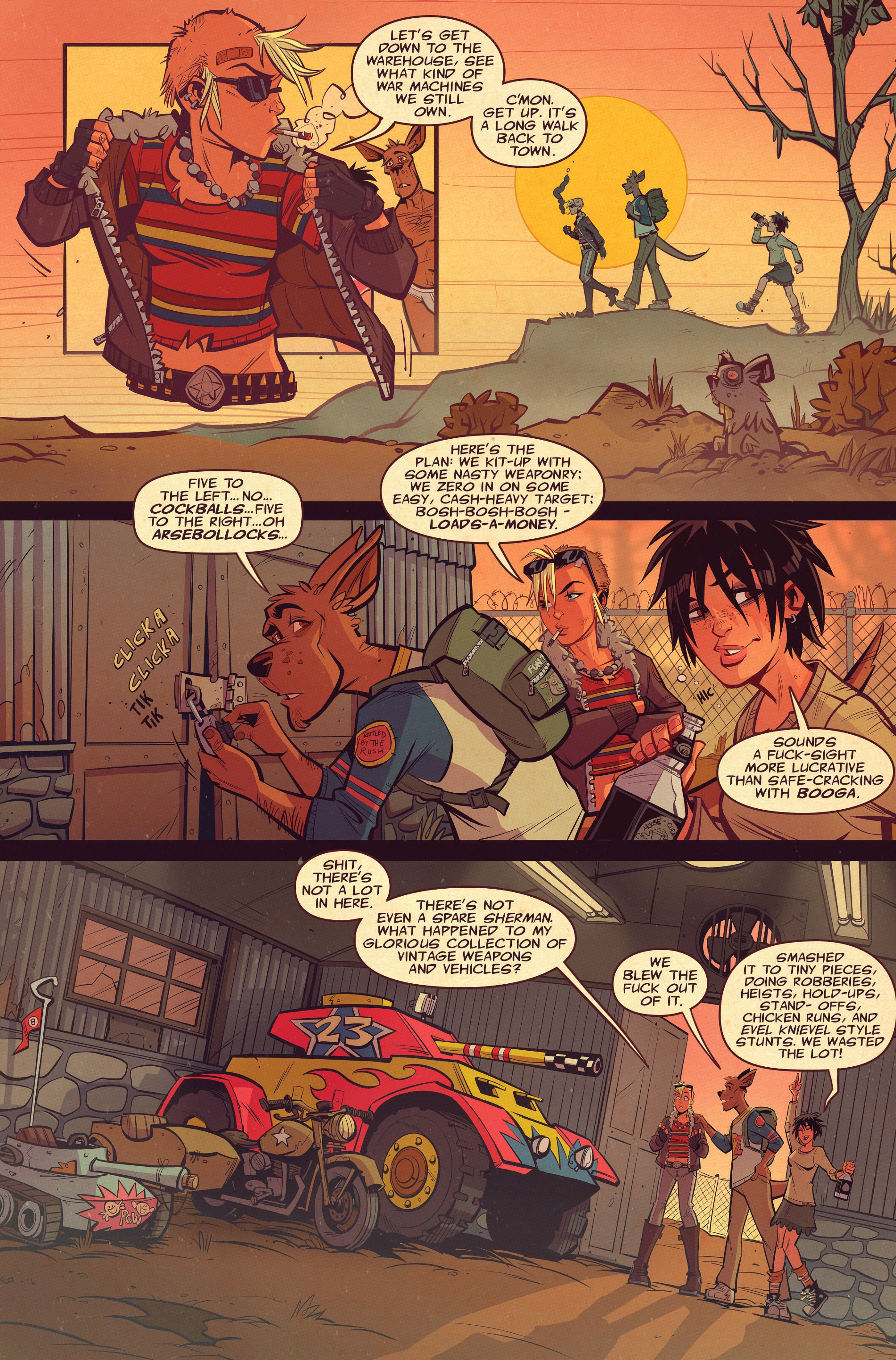 Read online Tank Girl: Two Girls, One Tank comic -  Issue #1 - 11
