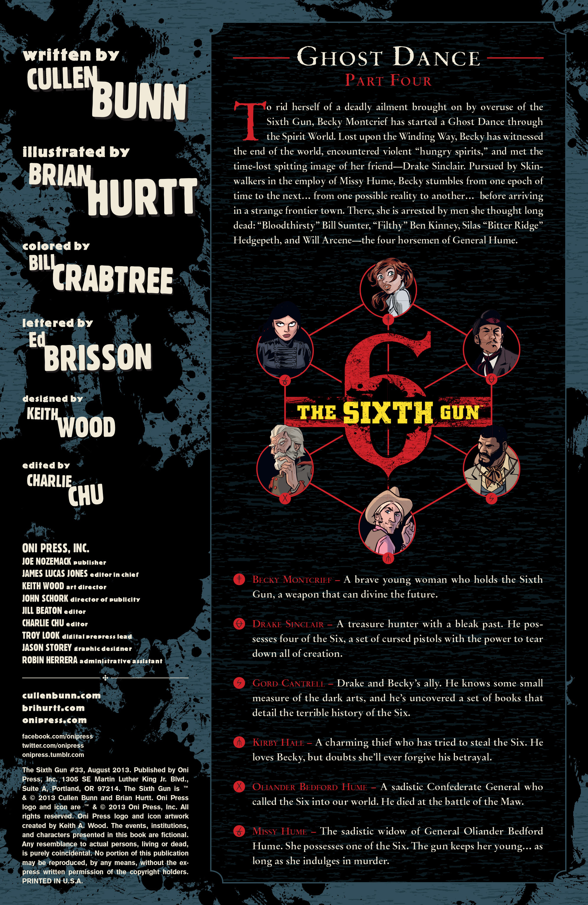 Read online The Sixth Gun comic -  Issue #33 - 2