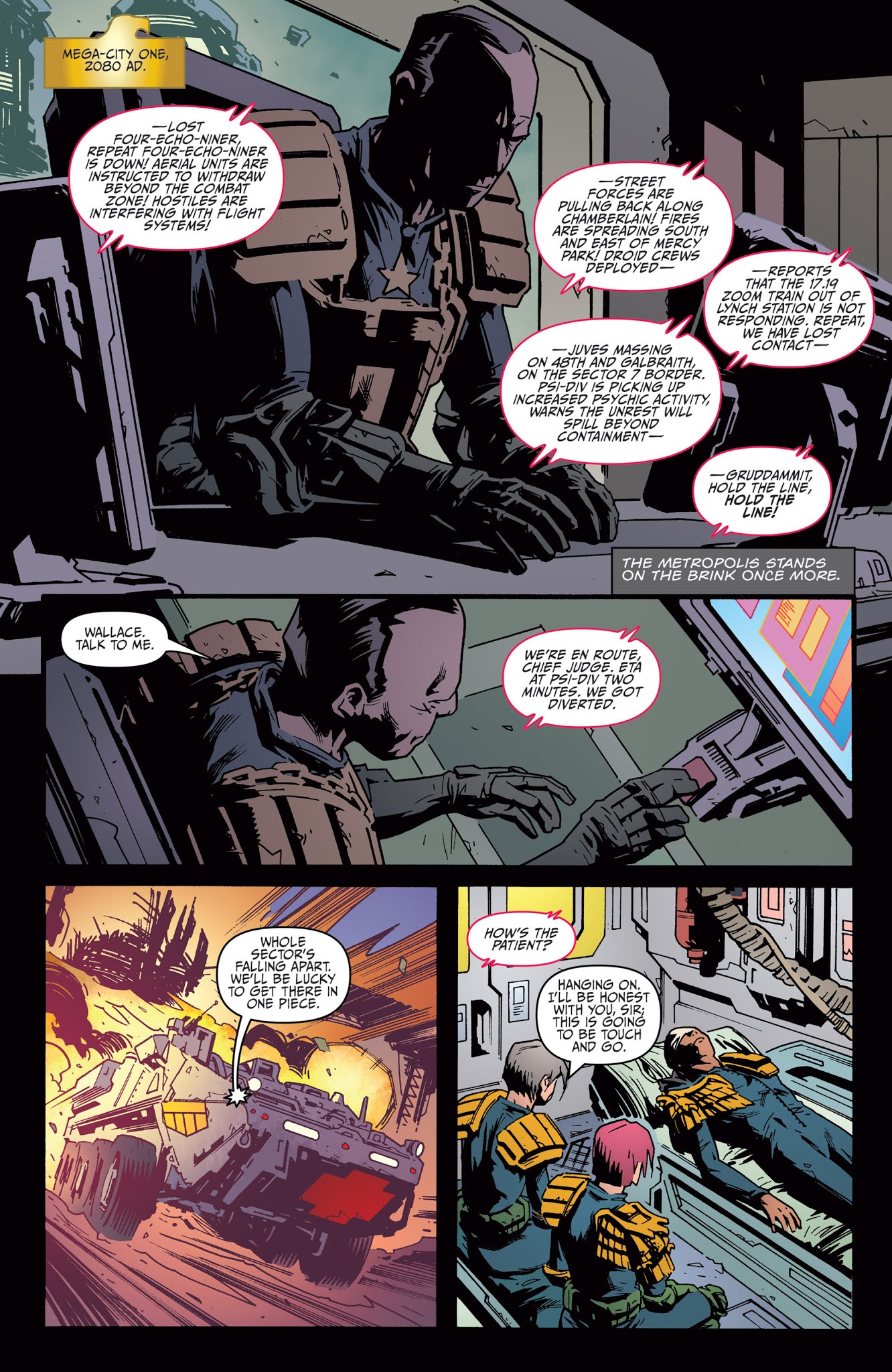 Read online Judge Dredd: Year One comic -  Issue #4 - 6