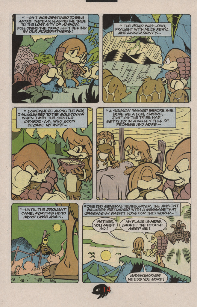 Read online Knuckles the Echidna comic -  Issue #11 - 22