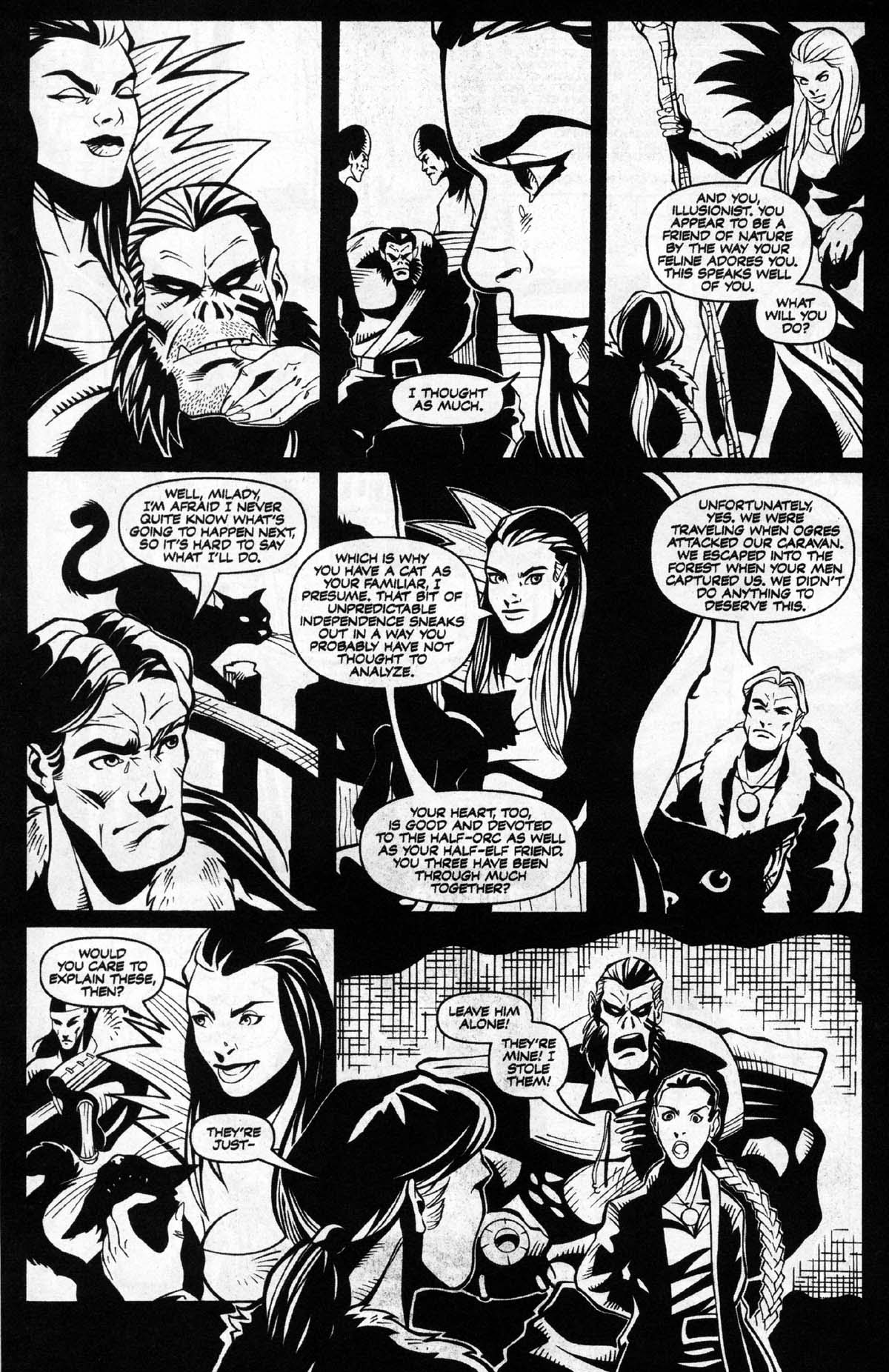 Read online Dungeons & Dragons: Black & White comic -  Issue #2 - 20