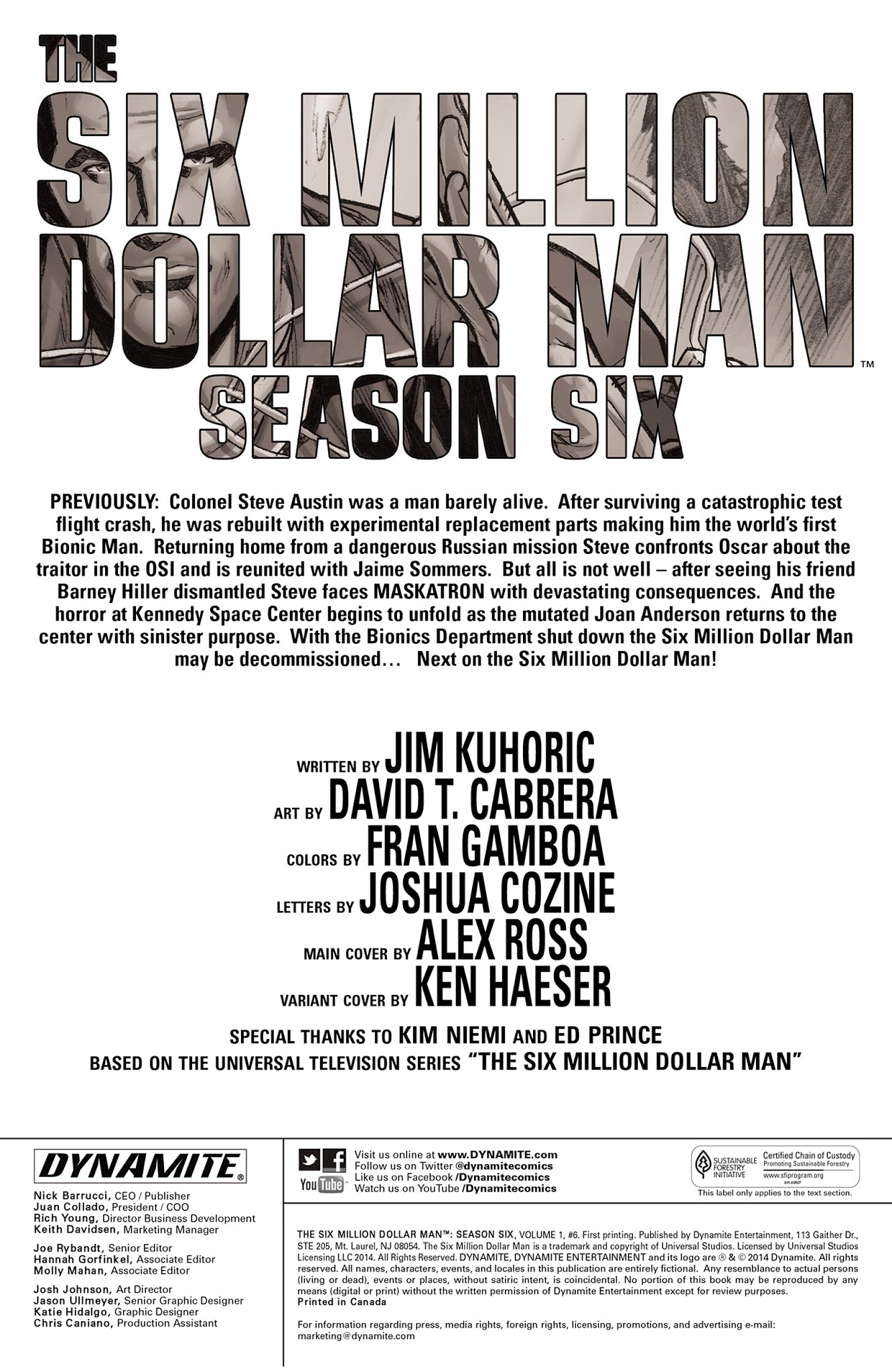 Read online The Six Million Dollar Man: Season Six comic -  Issue #6 - 3