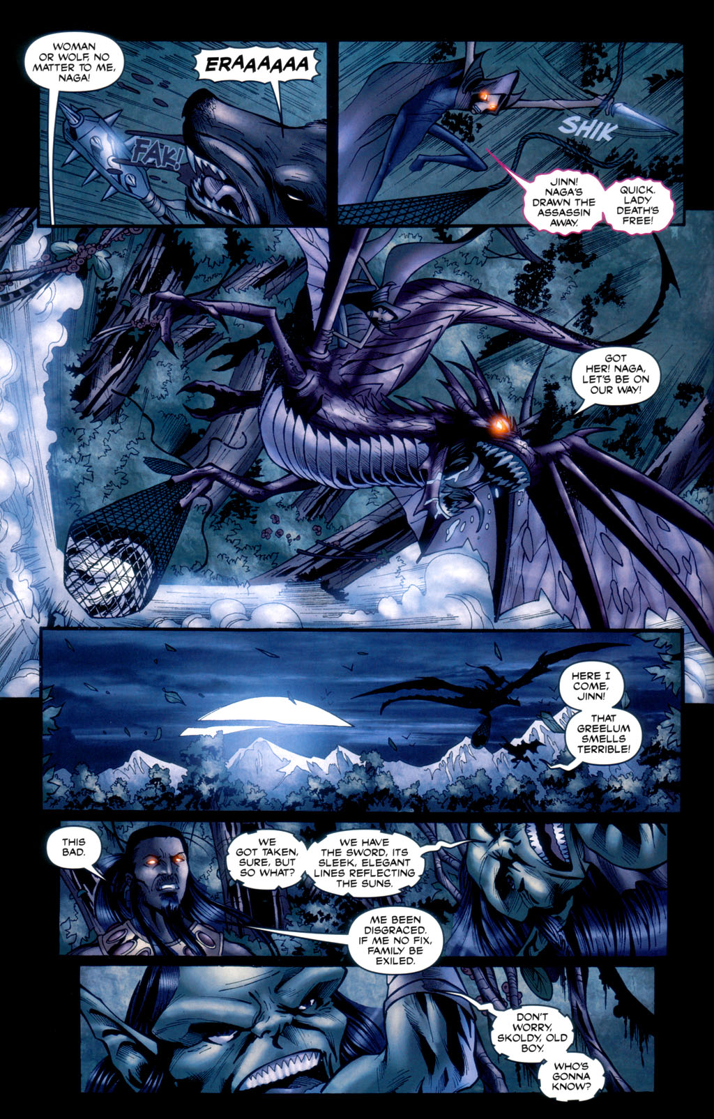 Read online Brian Pulido's Medieval Lady Death comic -  Issue #6 - 7