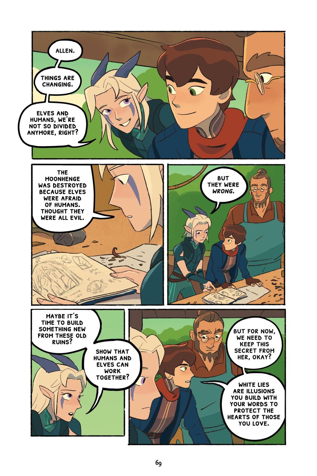 Read online Through the Moon: The Dragon Prince Graphic Novel comic -  Issue # TPB - 73