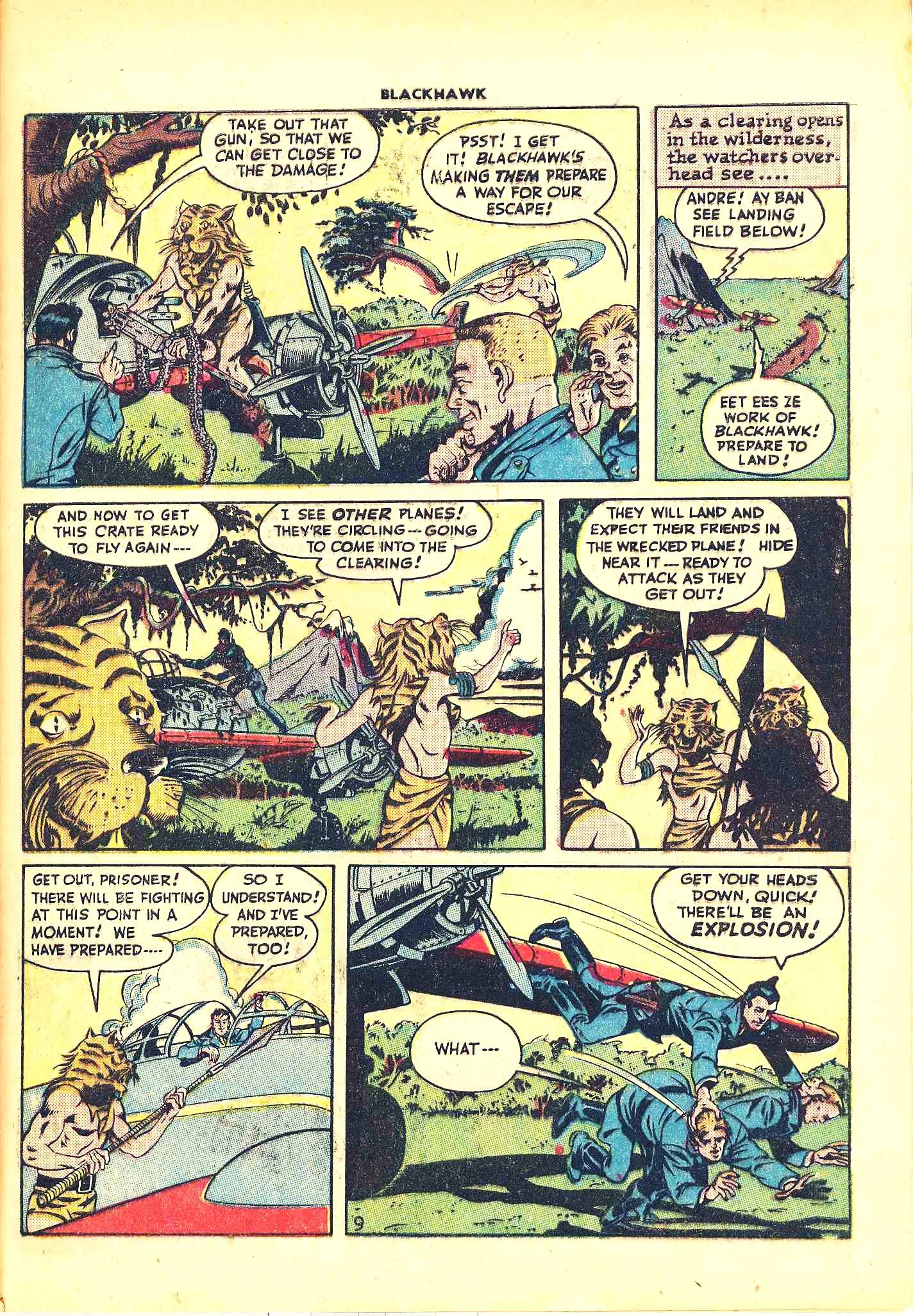 Read online Blackhawk (1957) comic -  Issue #11 - 45