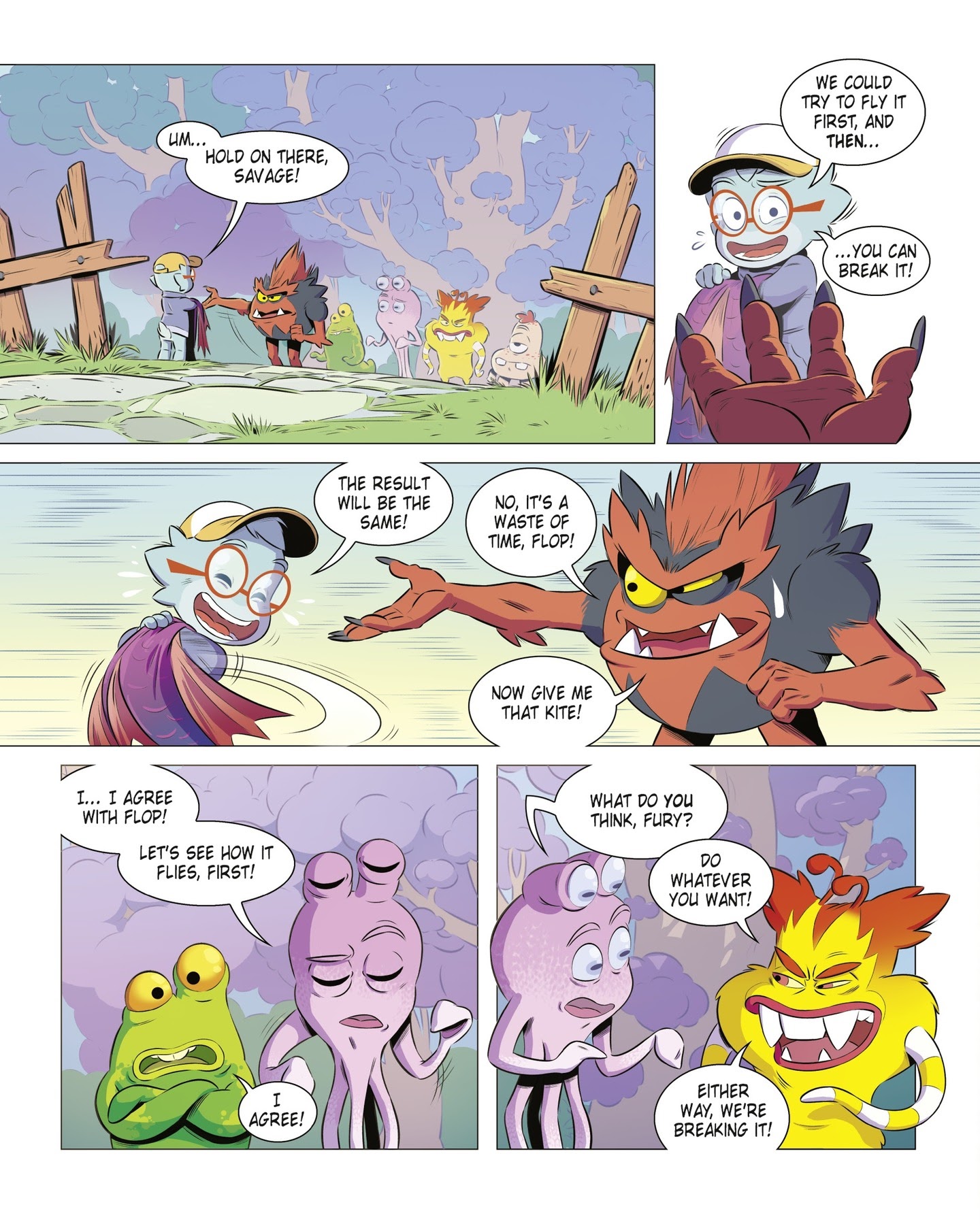 Read online The School for Little Monsters: It's Tough Being Flop comic -  Issue # TPB - 80
