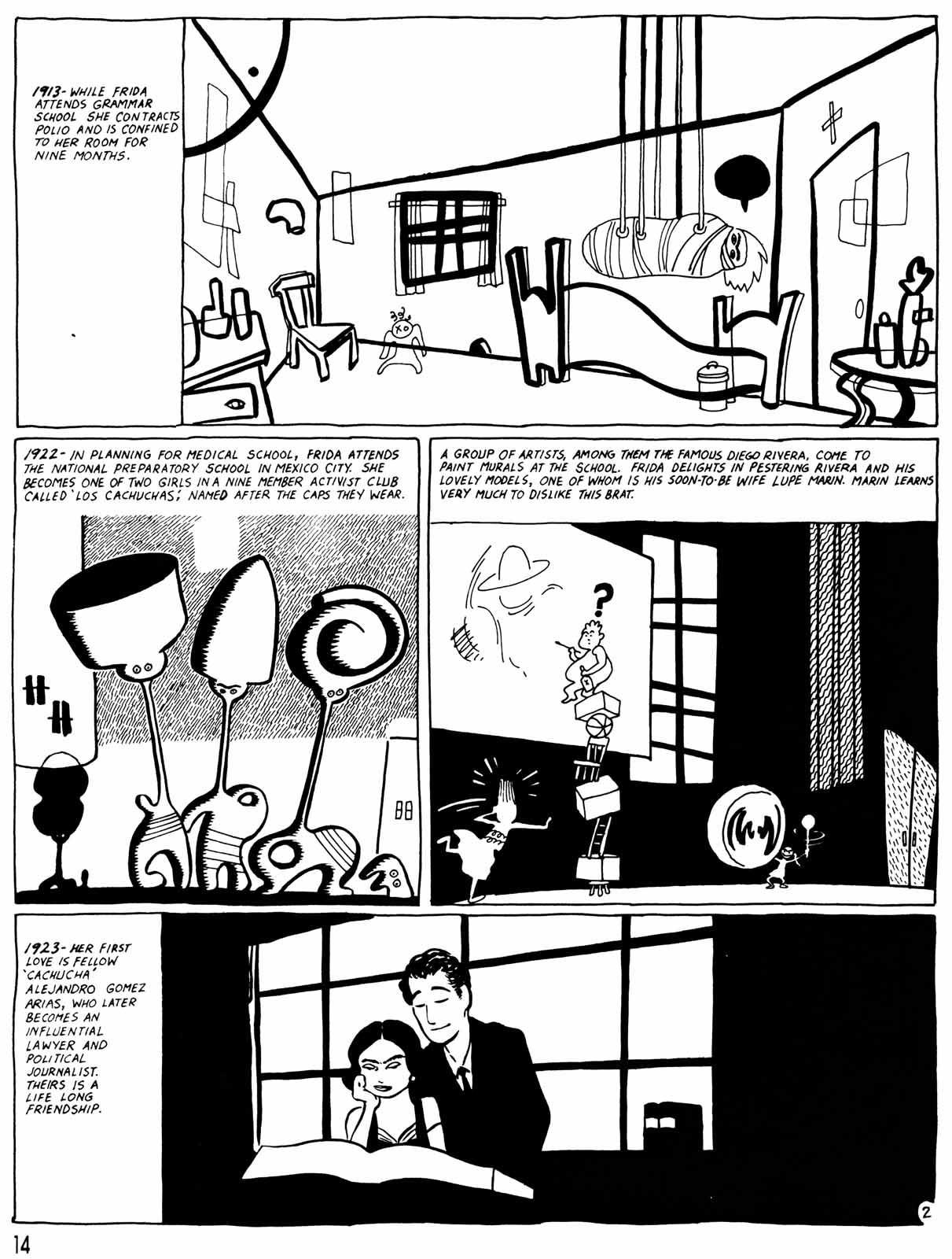 Read online Love and Rockets (1982) comic -  Issue #28 - 16