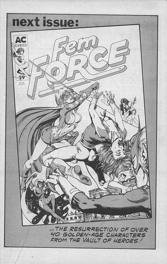 Read online Femforce comic -  Issue #28 - 26